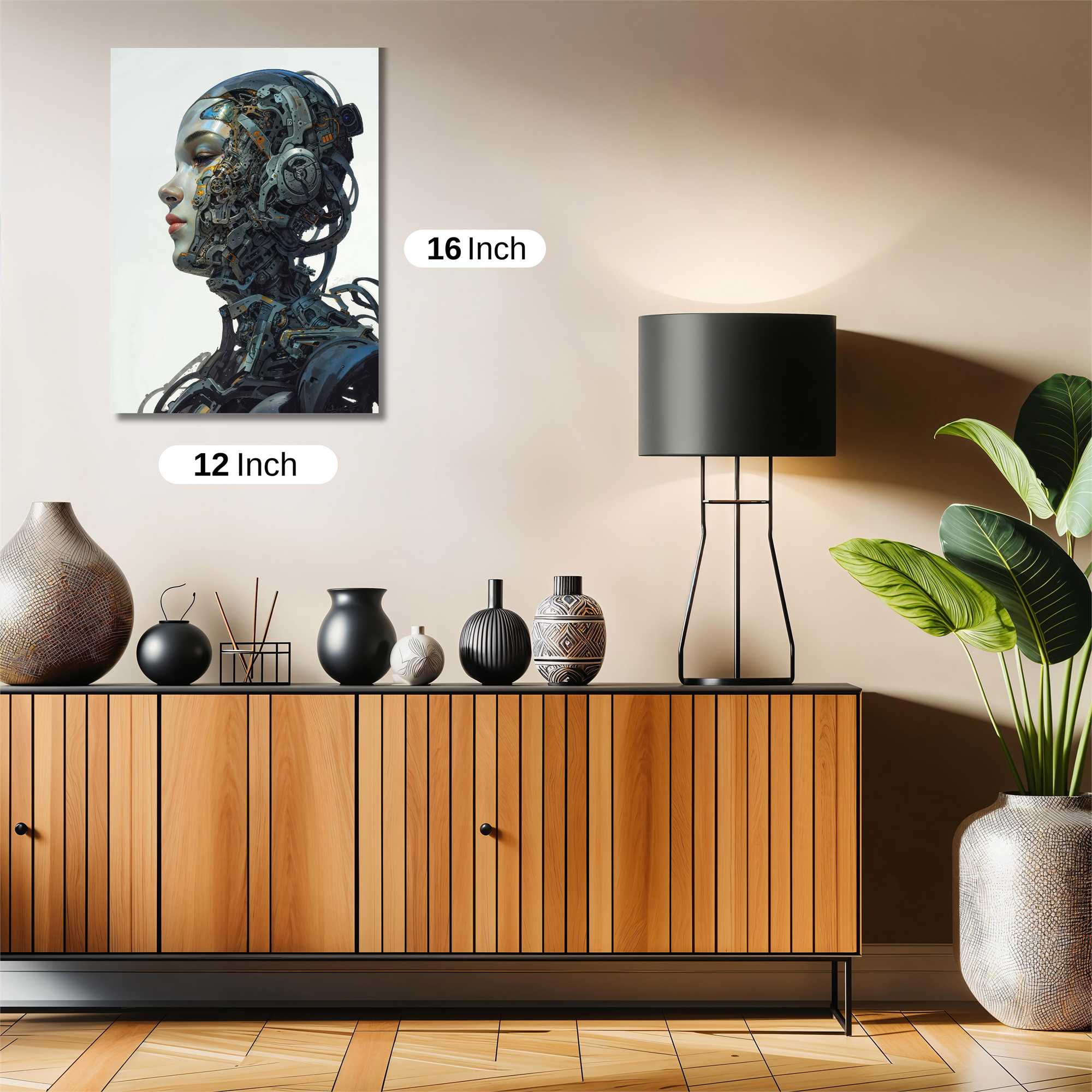 Cyber Serenity Safe Wall Magnetic / M