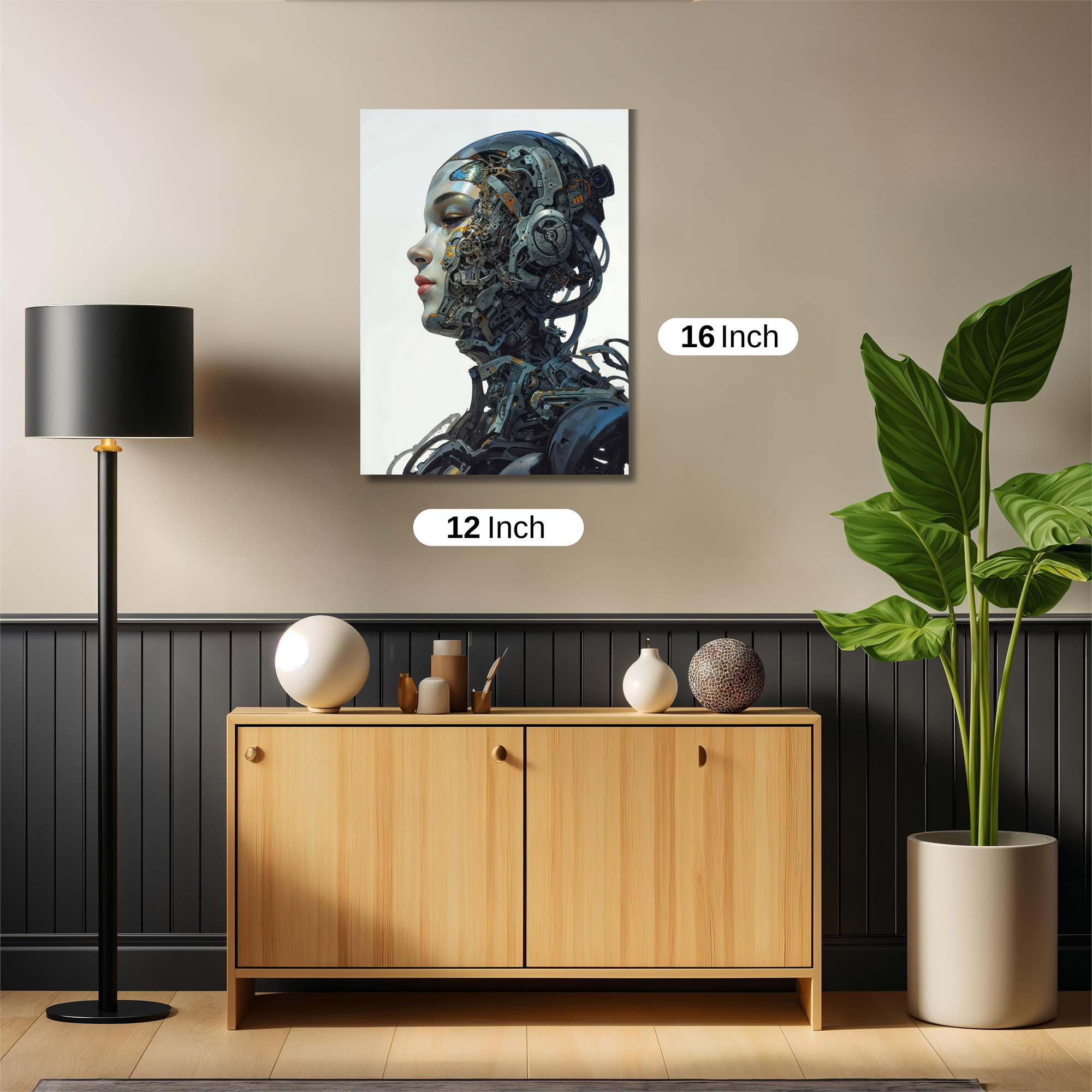 Cyber Serenity Safe Wall Magnetic / M