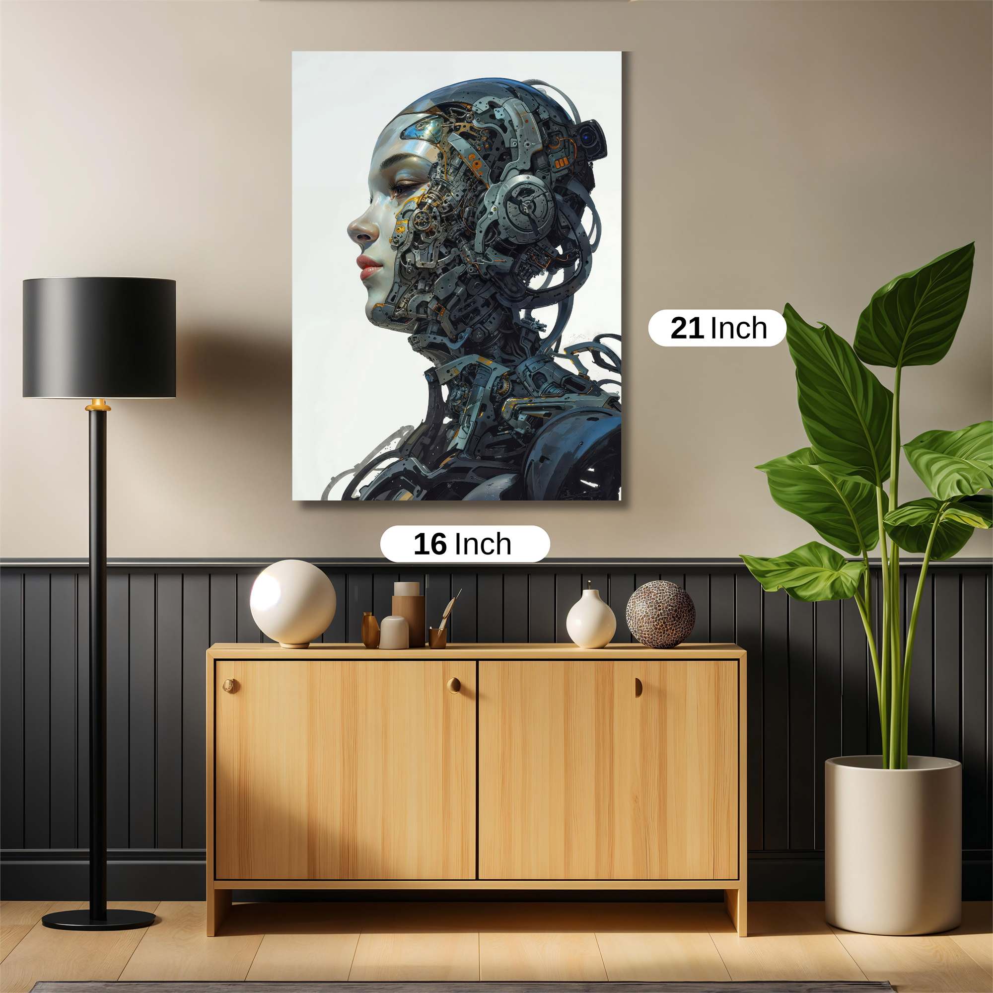 Cyber Serenity Safe Wall Magnetic / M