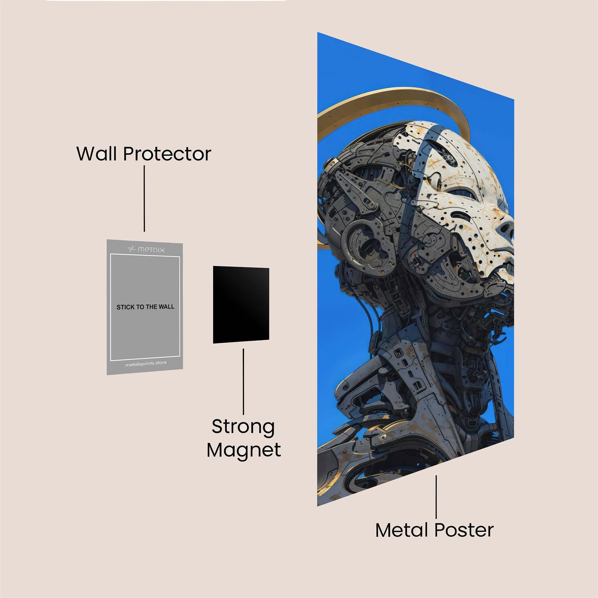 AngelBot Serene Safe Wall Magnetic / M
