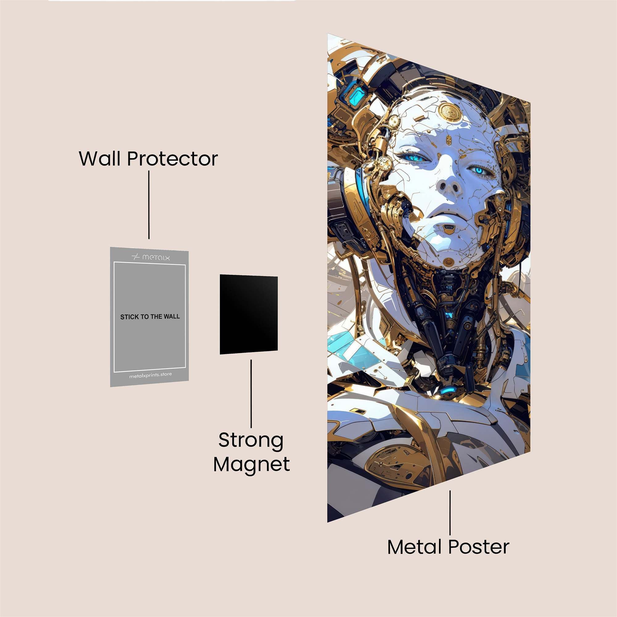 Android Serenity Safe Wall Magnetic / M