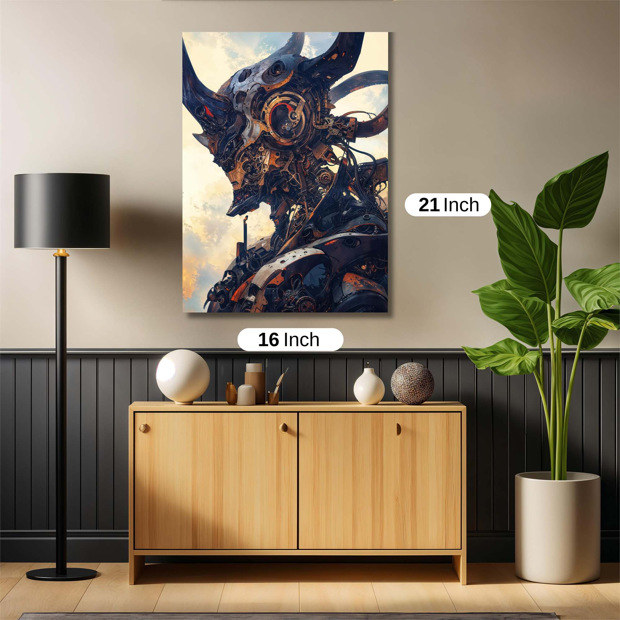 Mecha Melancholy Safe Wall Magnetic / M