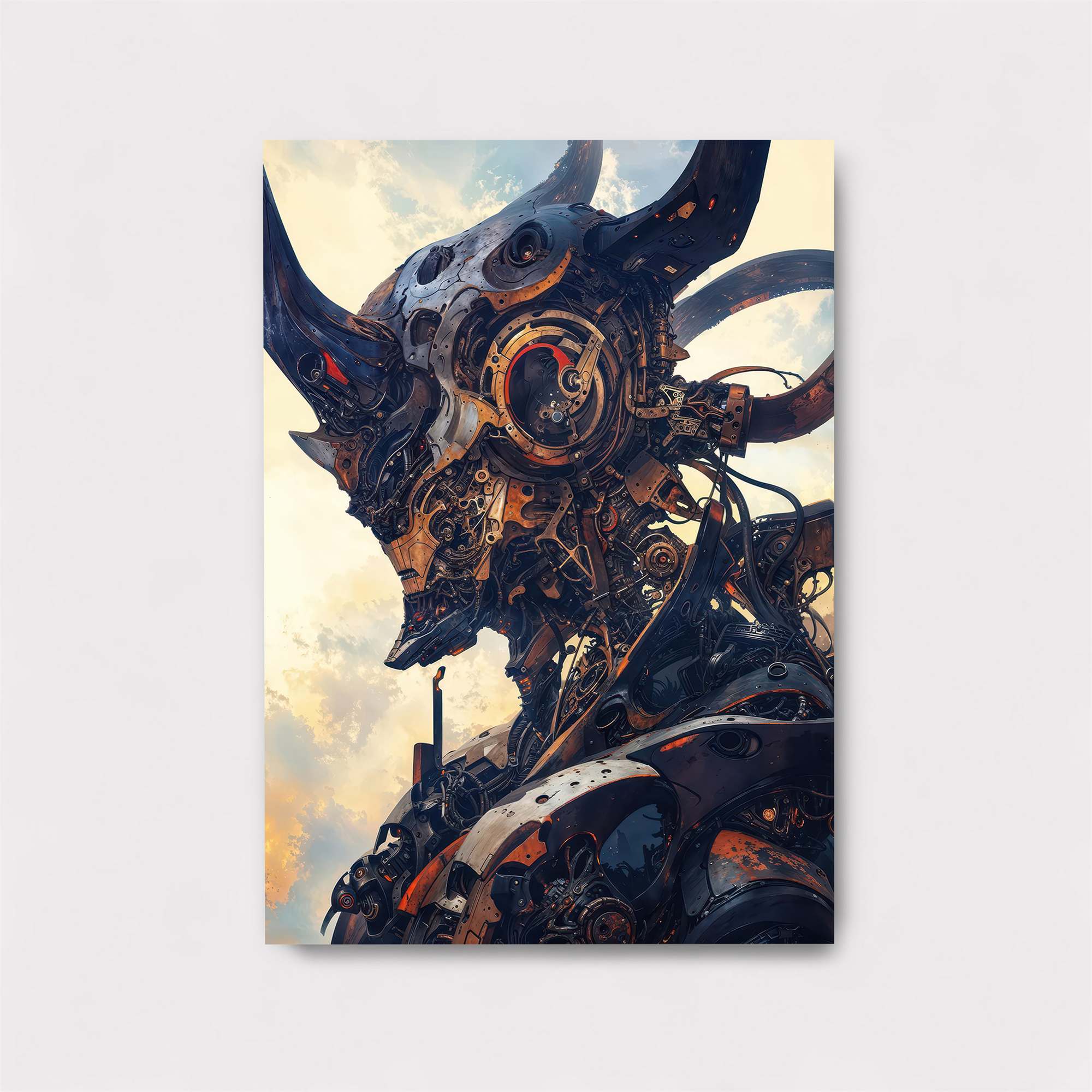 Mecha Melancholy Safe Wall Magnetic / M