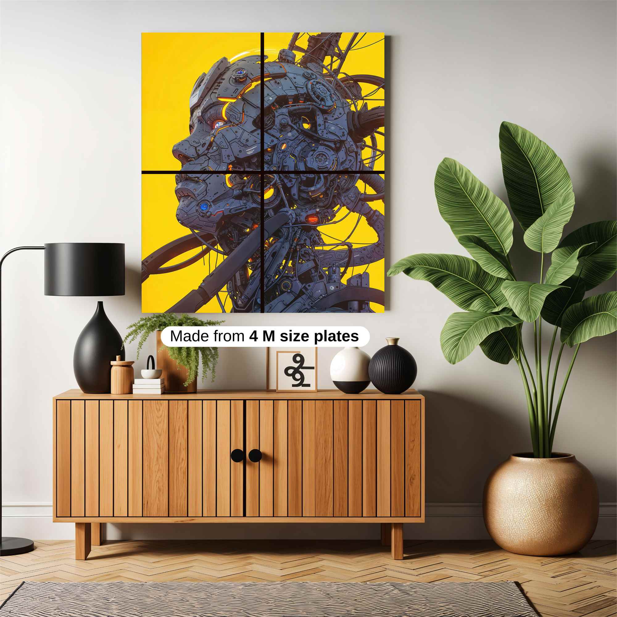 Cyber Serenity Safe Wall Magnetic / M