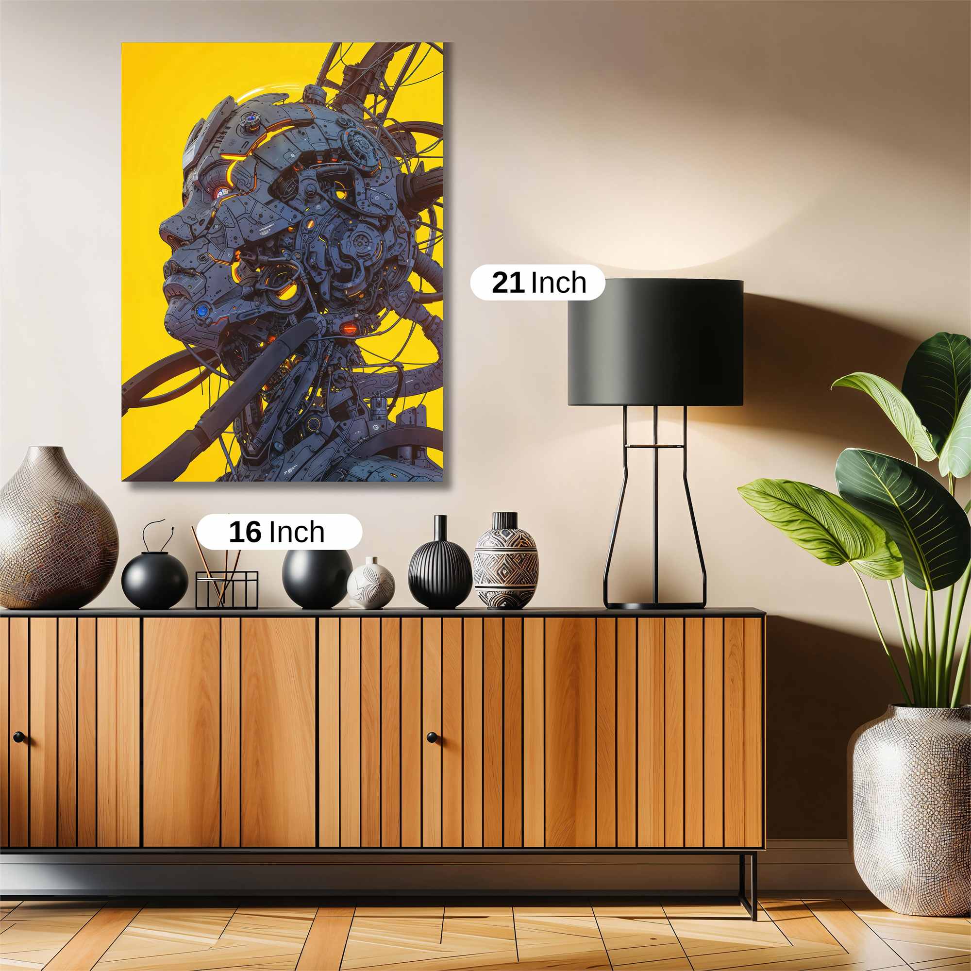 Cyber Serenity Safe Wall Magnetic / M