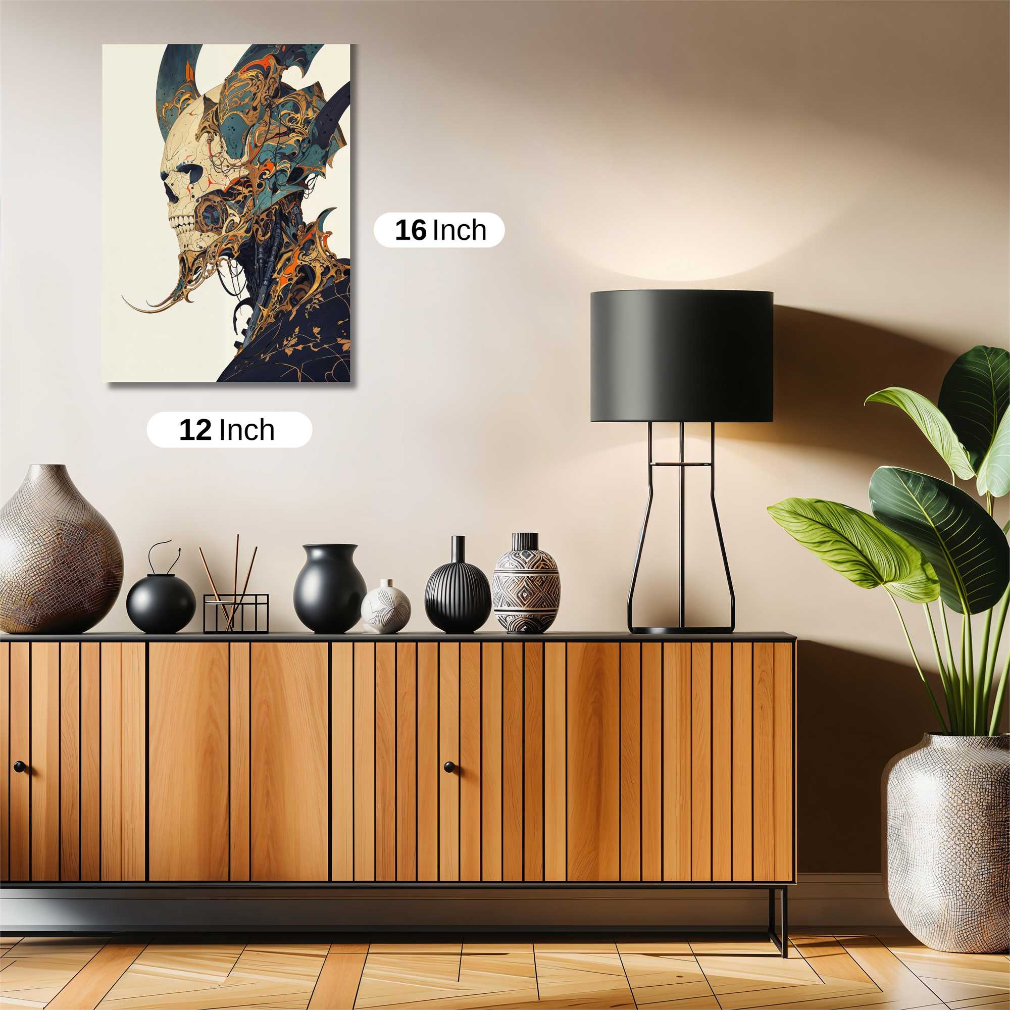 Demon Intricate Safe Wall Magnetic / M