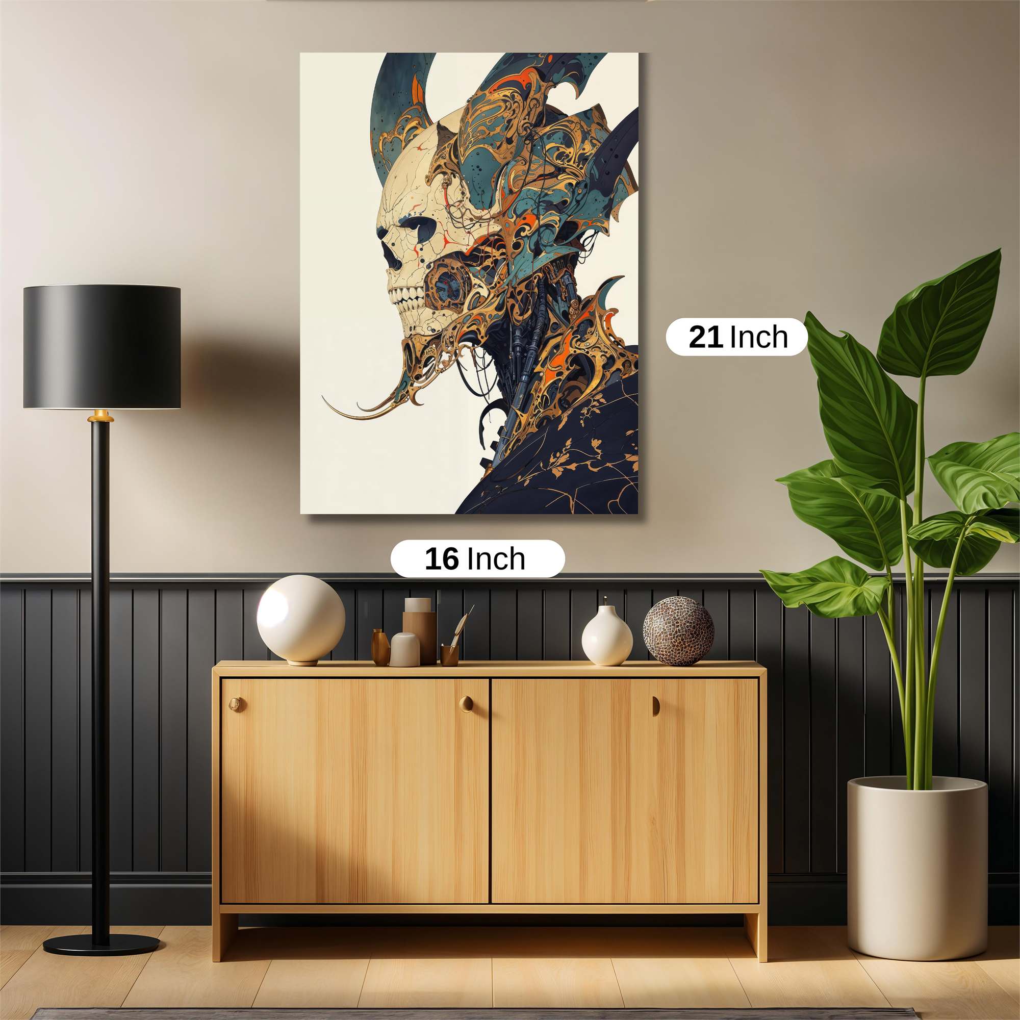 Demon Intricate Safe Wall Magnetic / M