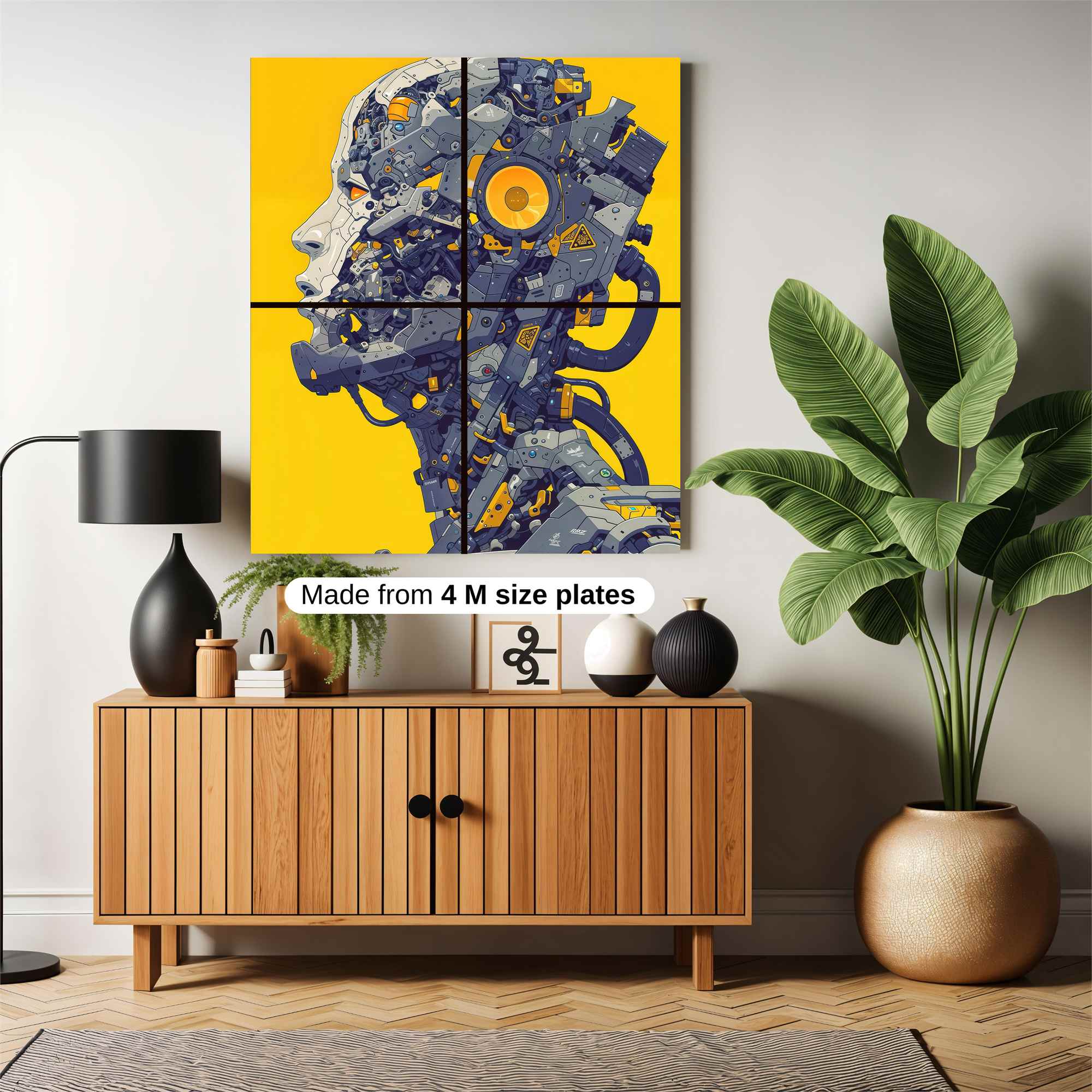 Robot Intrigue Safe Wall Magnetic / M