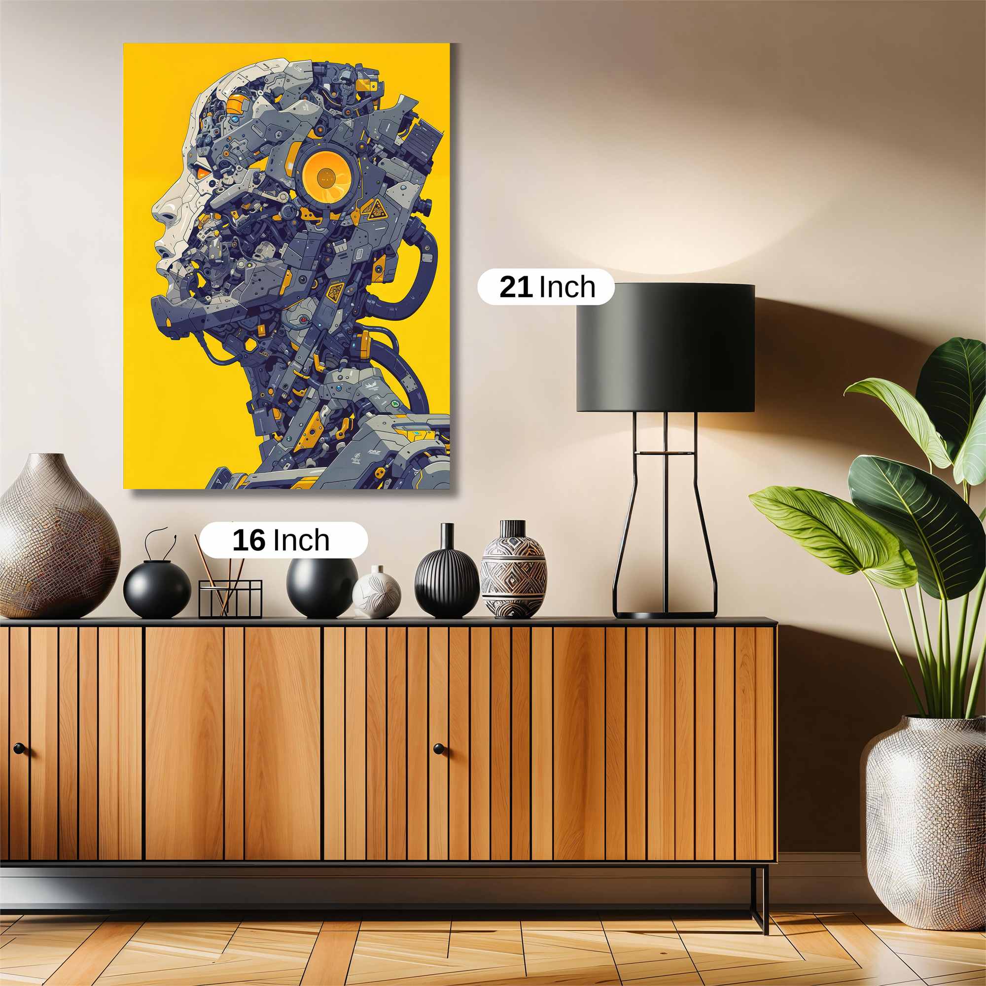 Robot Intrigue Safe Wall Magnetic / M