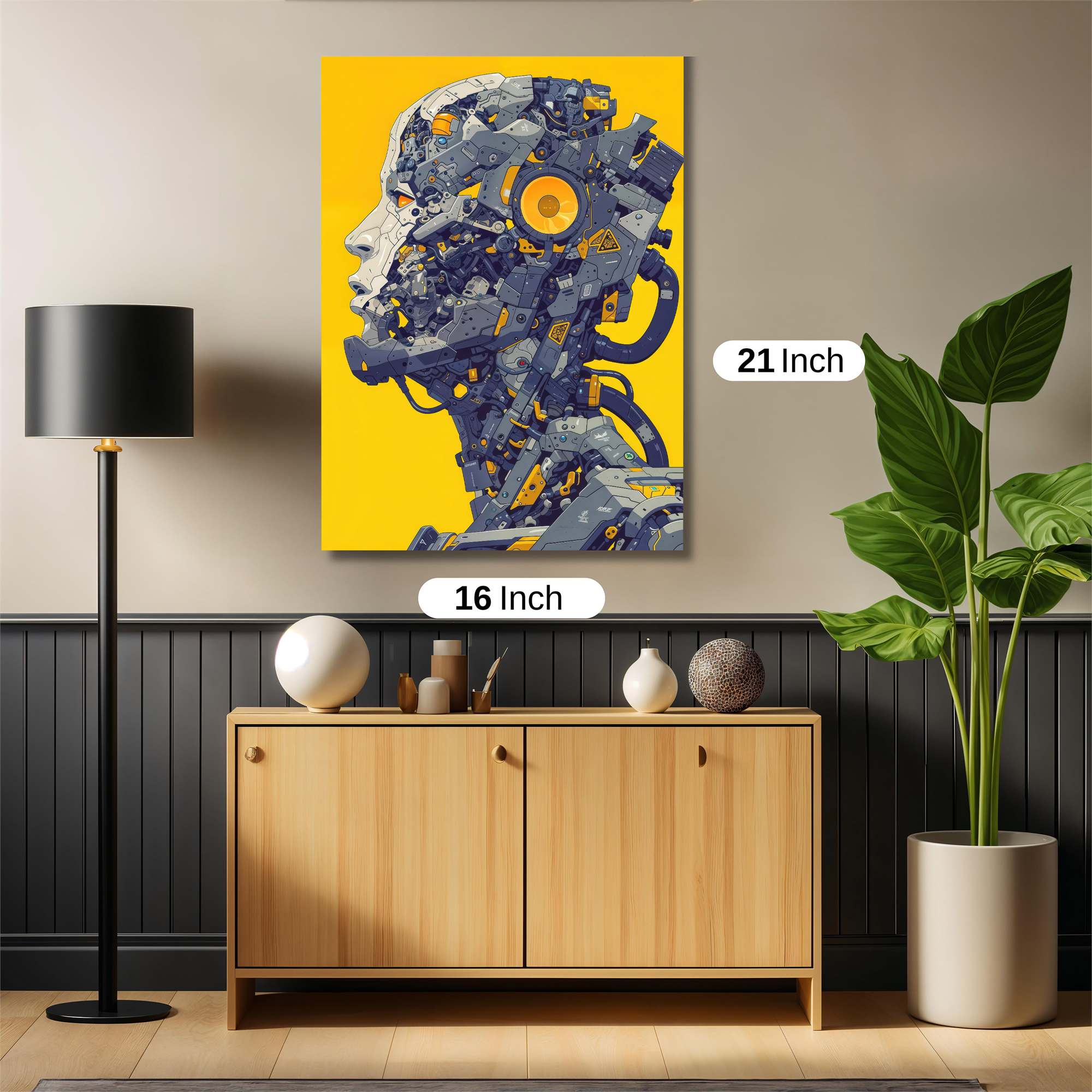 Robot Intrigue Safe Wall Magnetic / M