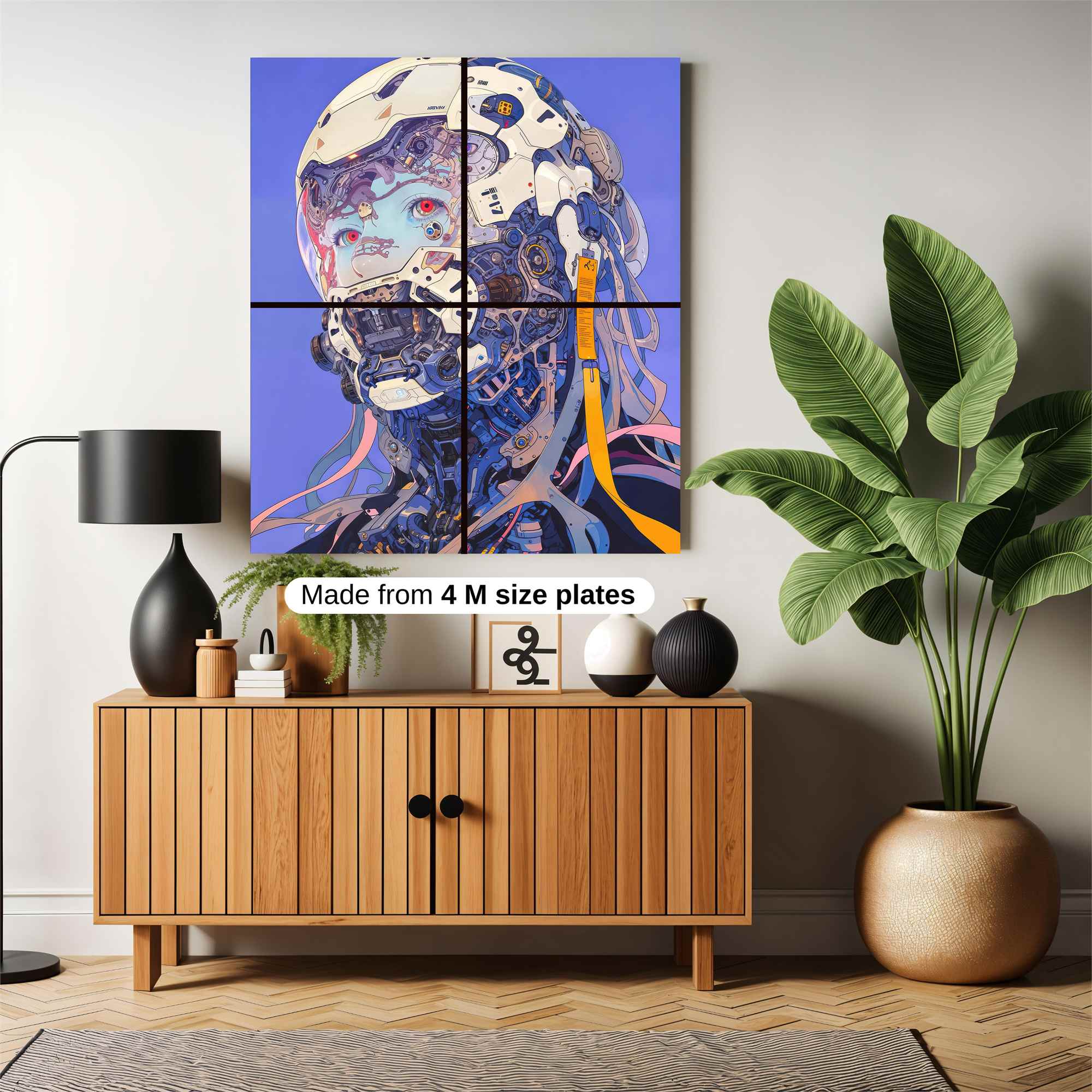 Cyber Serenity Safe Wall Magnetic / M