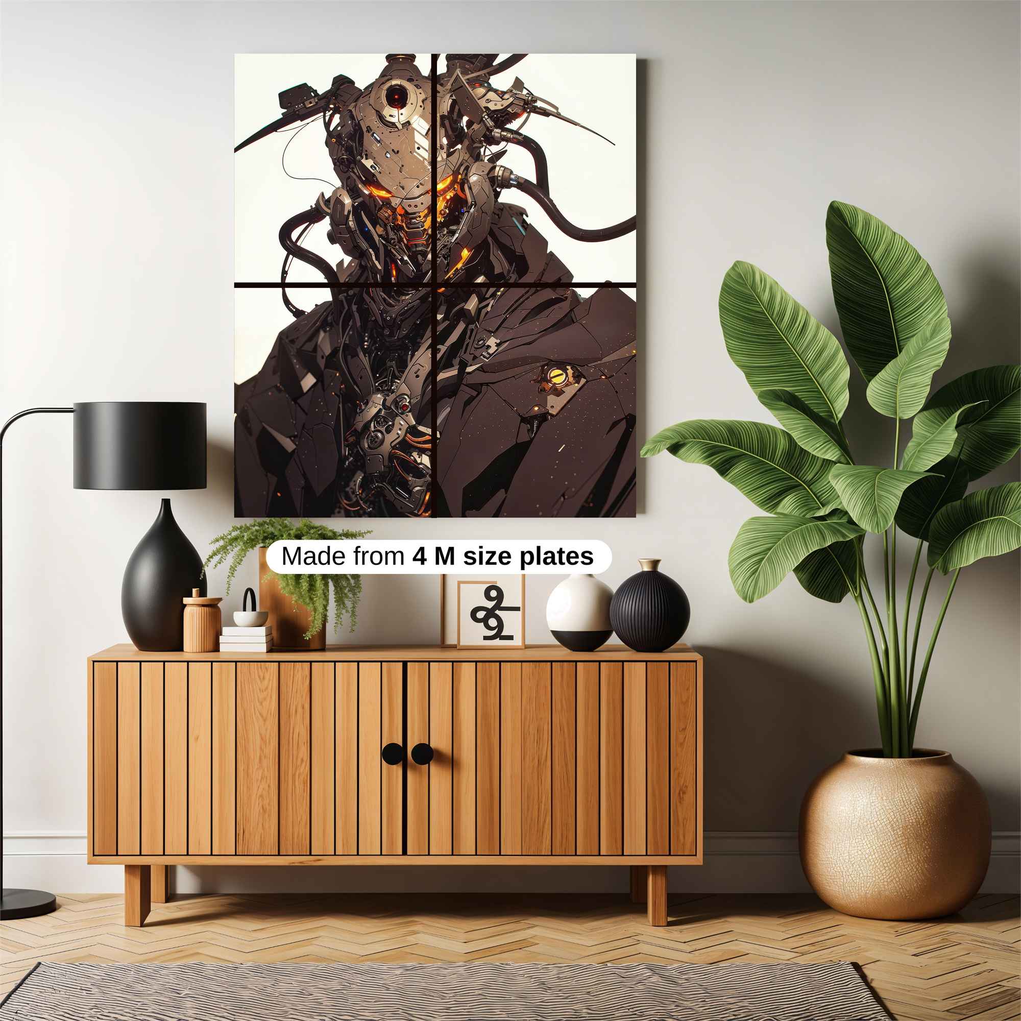 Cyber Samurai Safe Wall Magnetic / M