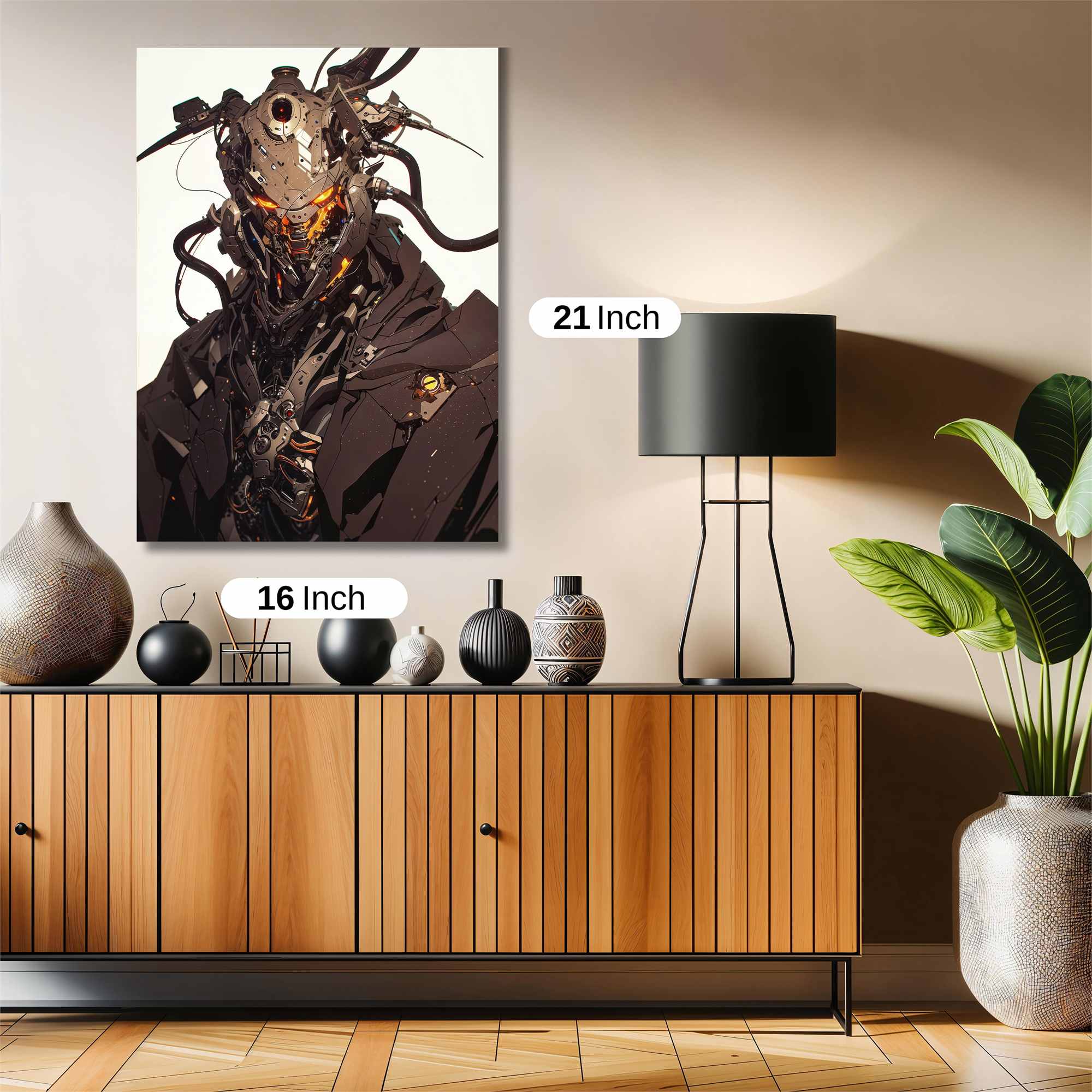 Cyber Samurai Safe Wall Magnetic / M