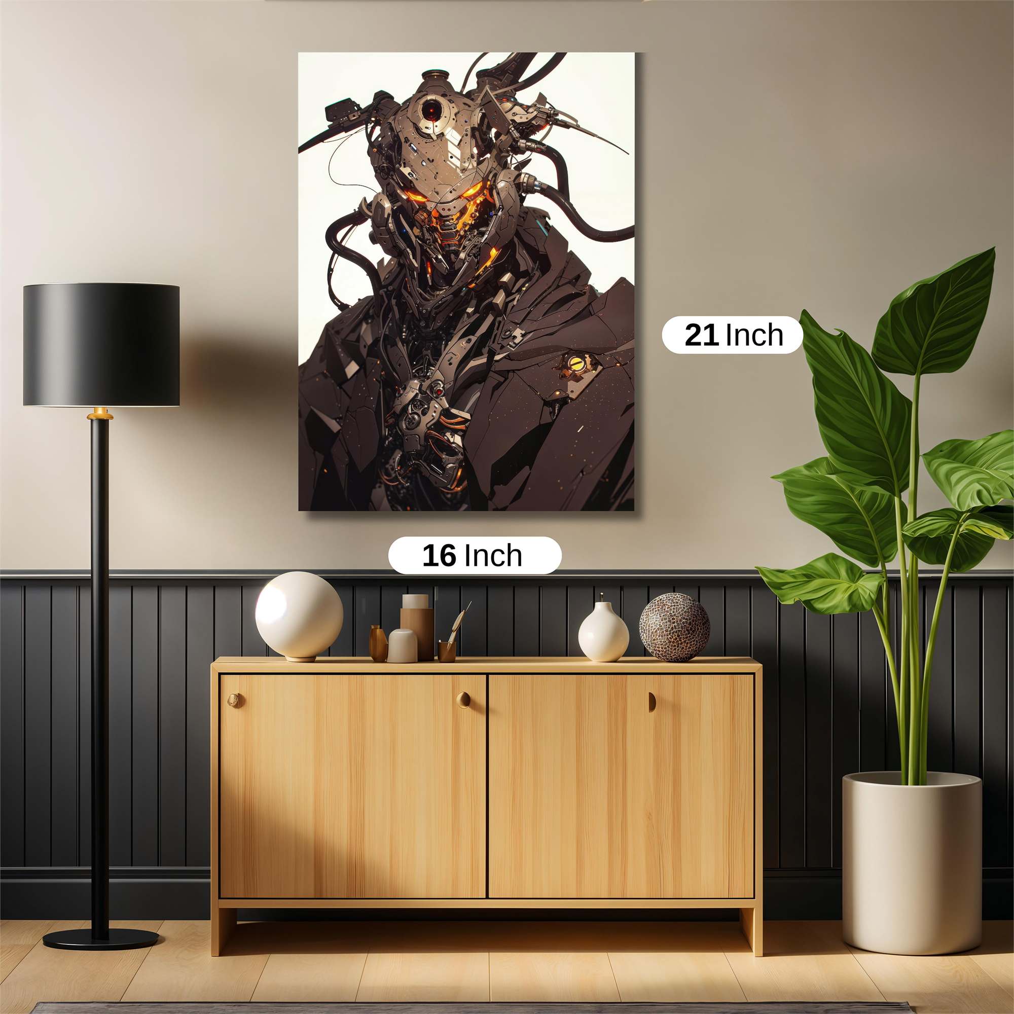 Cyber Samurai Safe Wall Magnetic / M