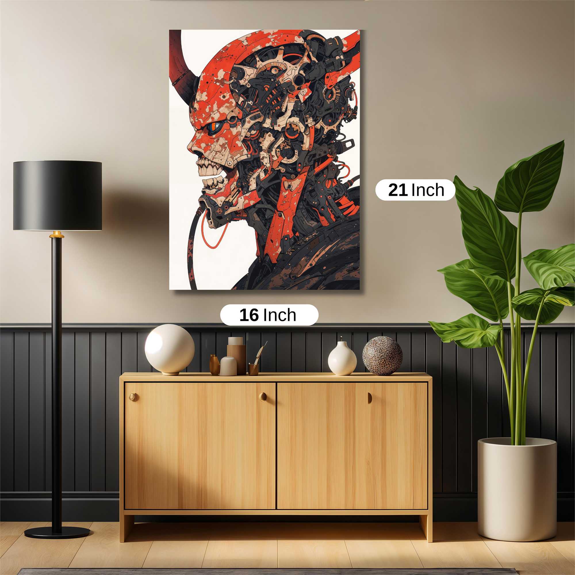 Demon Rage Safe Wall Magnetic / M