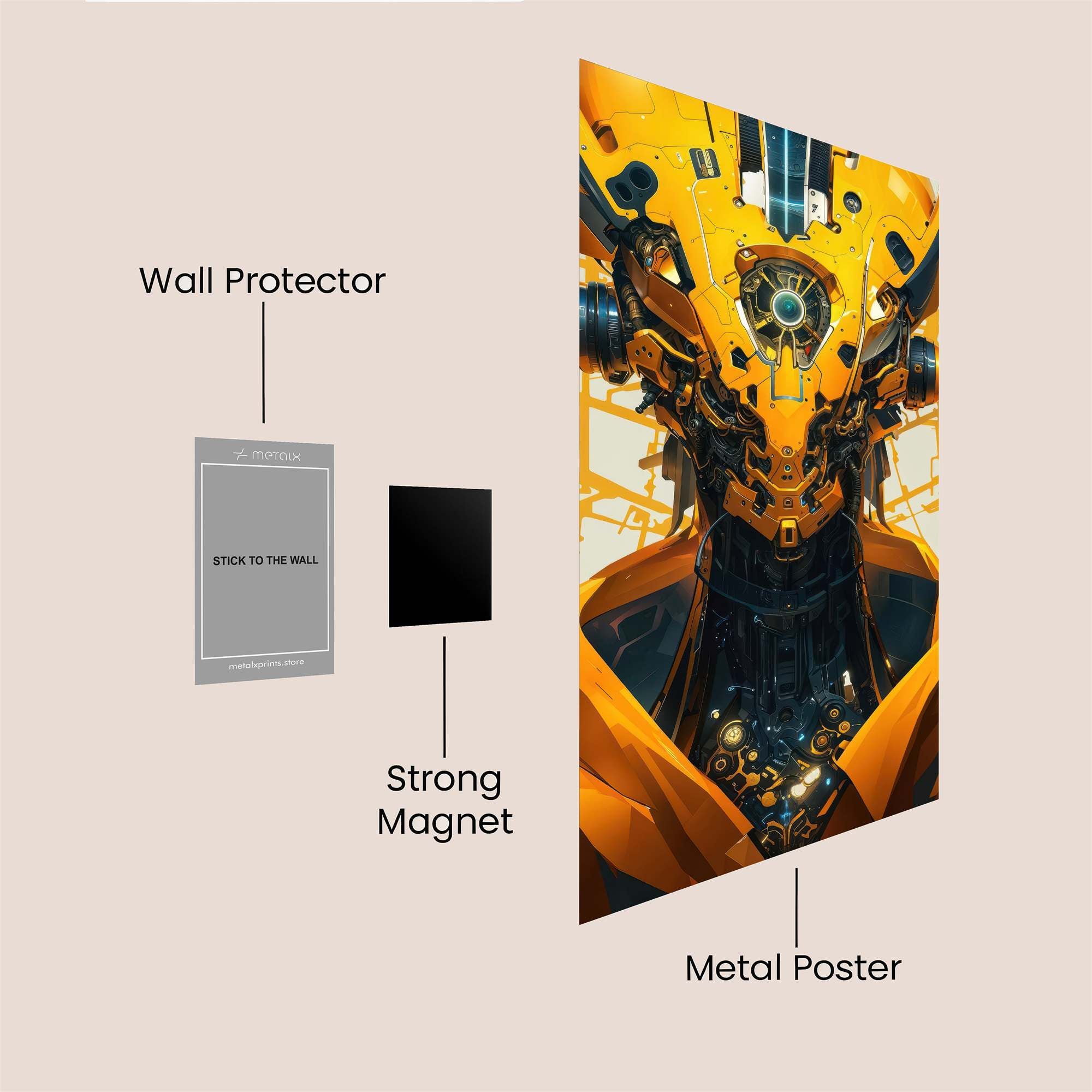 Bumblebee Enigmatic Safe Wall Magnetic / M