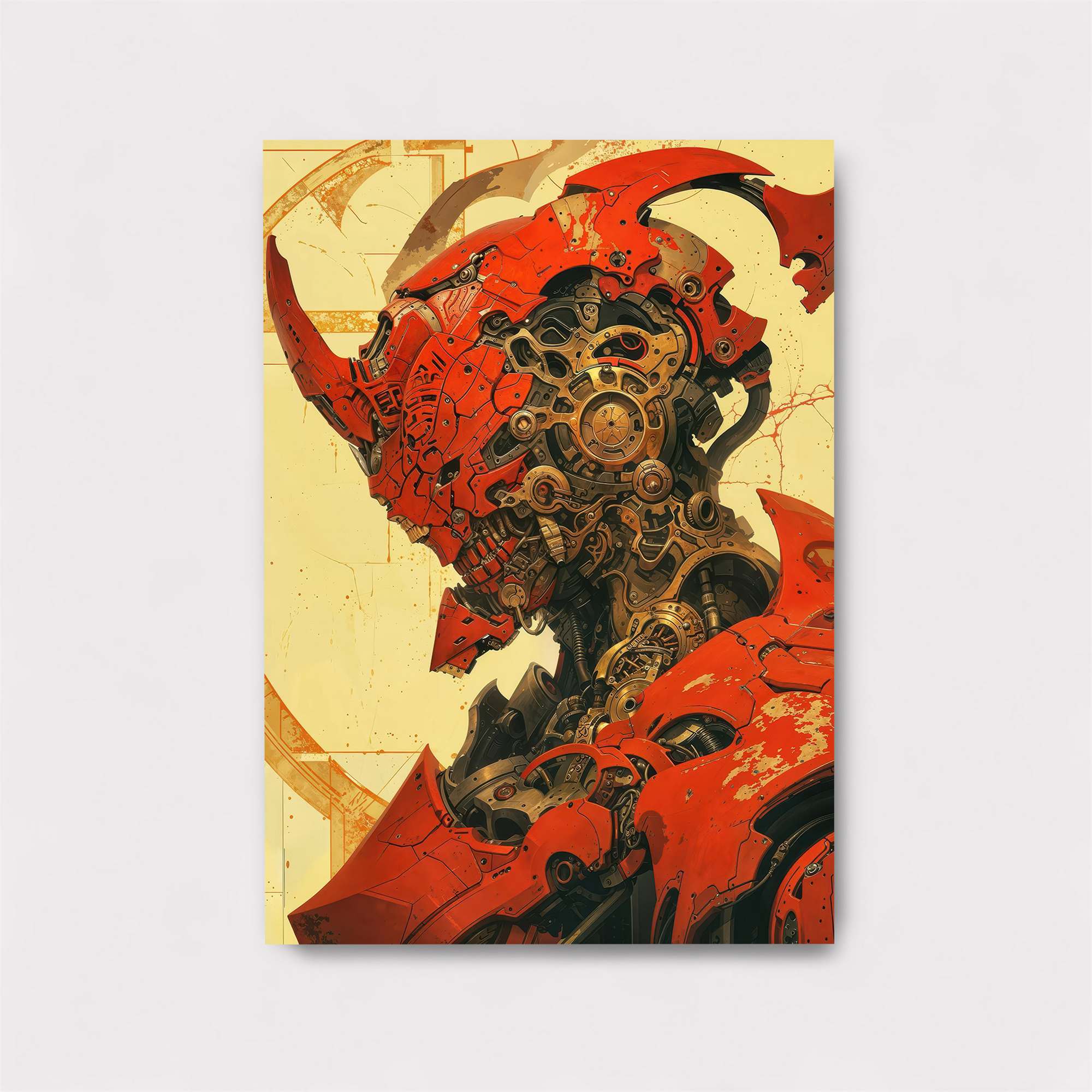 Mecha Melancholy Safe Wall Magnetic / M