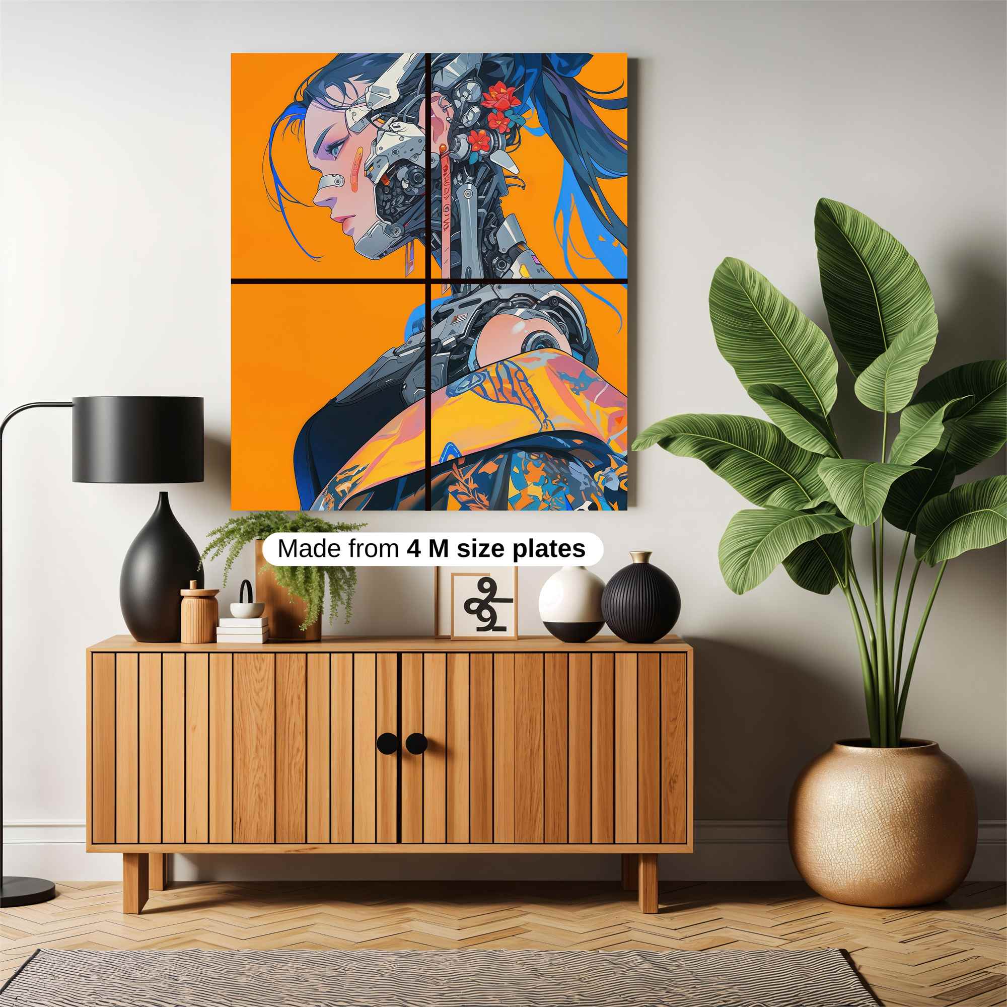 Cyber Serenity Safe Wall Magnetic / M