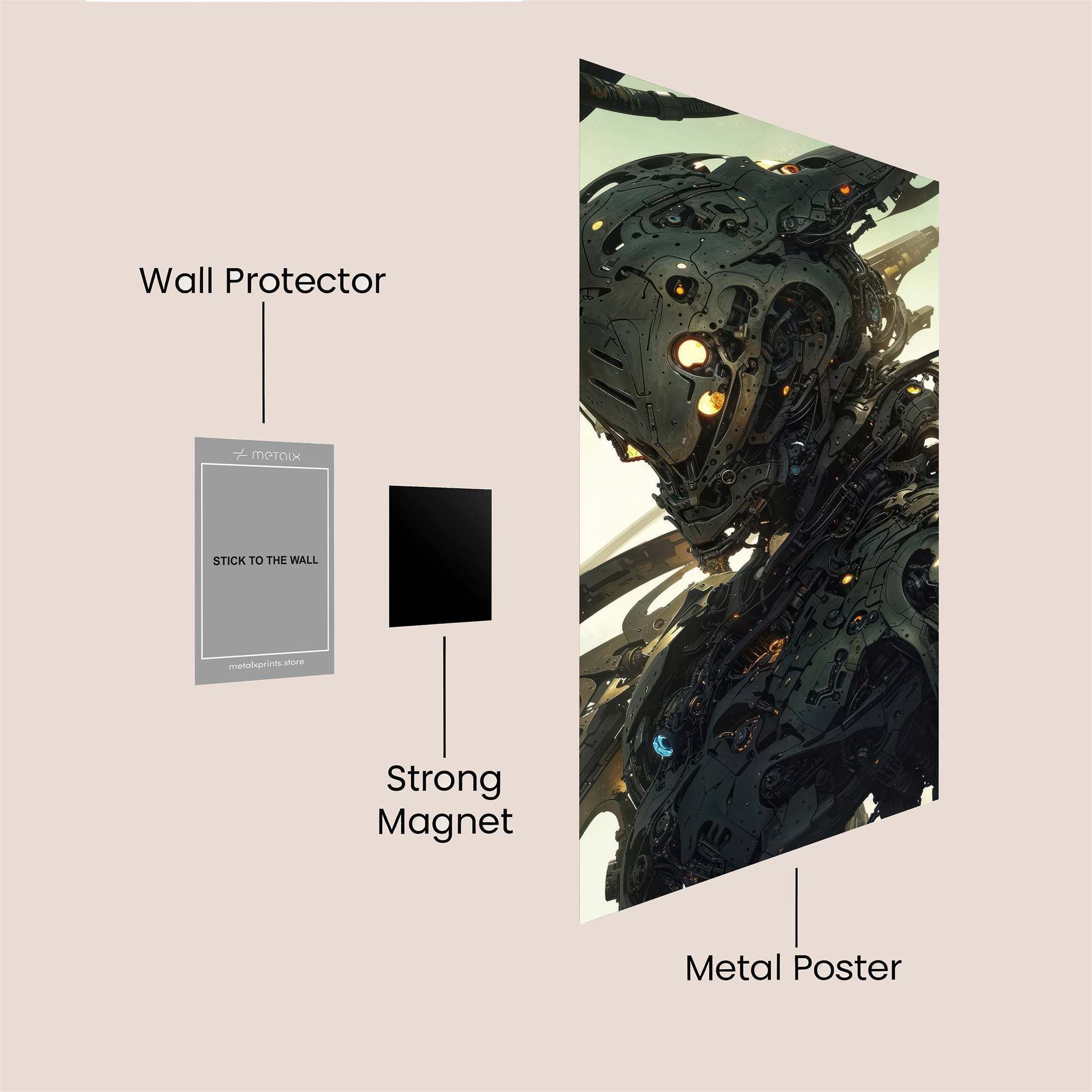 Cyber Melancholy Safe Wall Magnetic / M