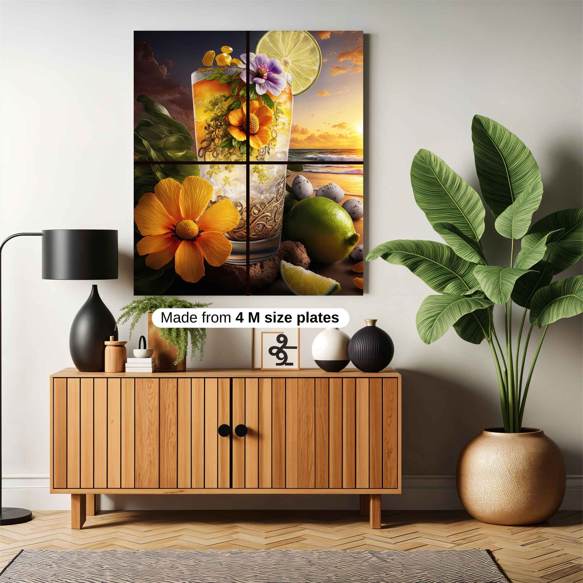 Sunset Serenity Safe Wall Magnetic / M
