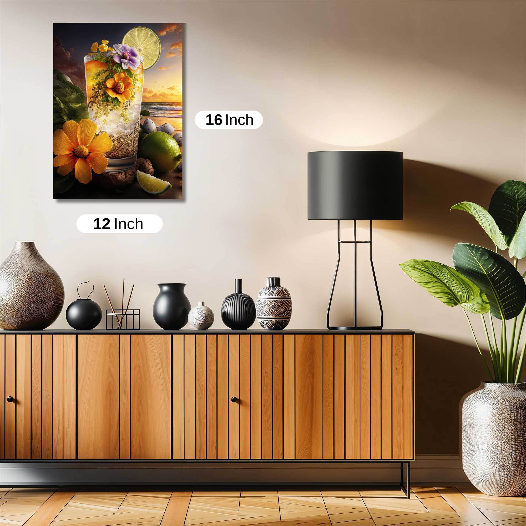 Sunset Serenity Safe Wall Magnetic / M