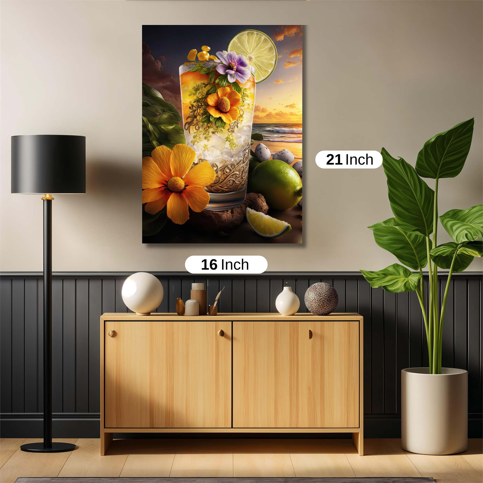 Sunset Serenity Safe Wall Magnetic / M