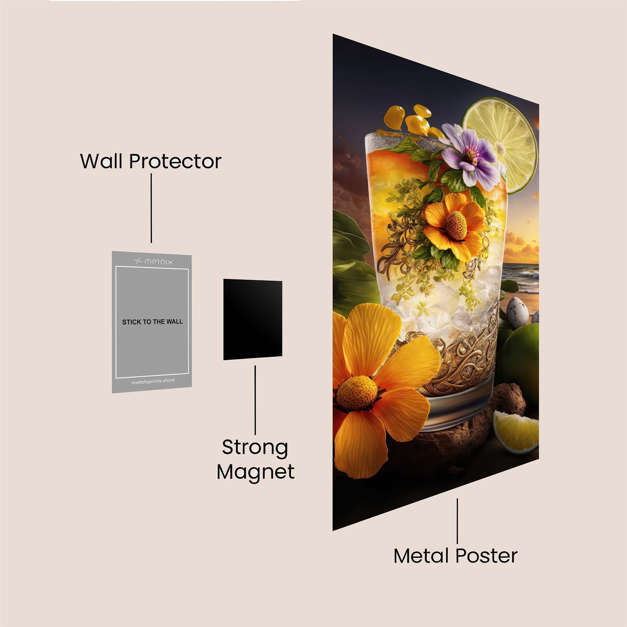 Sunset Serenity Safe Wall Magnetic / M