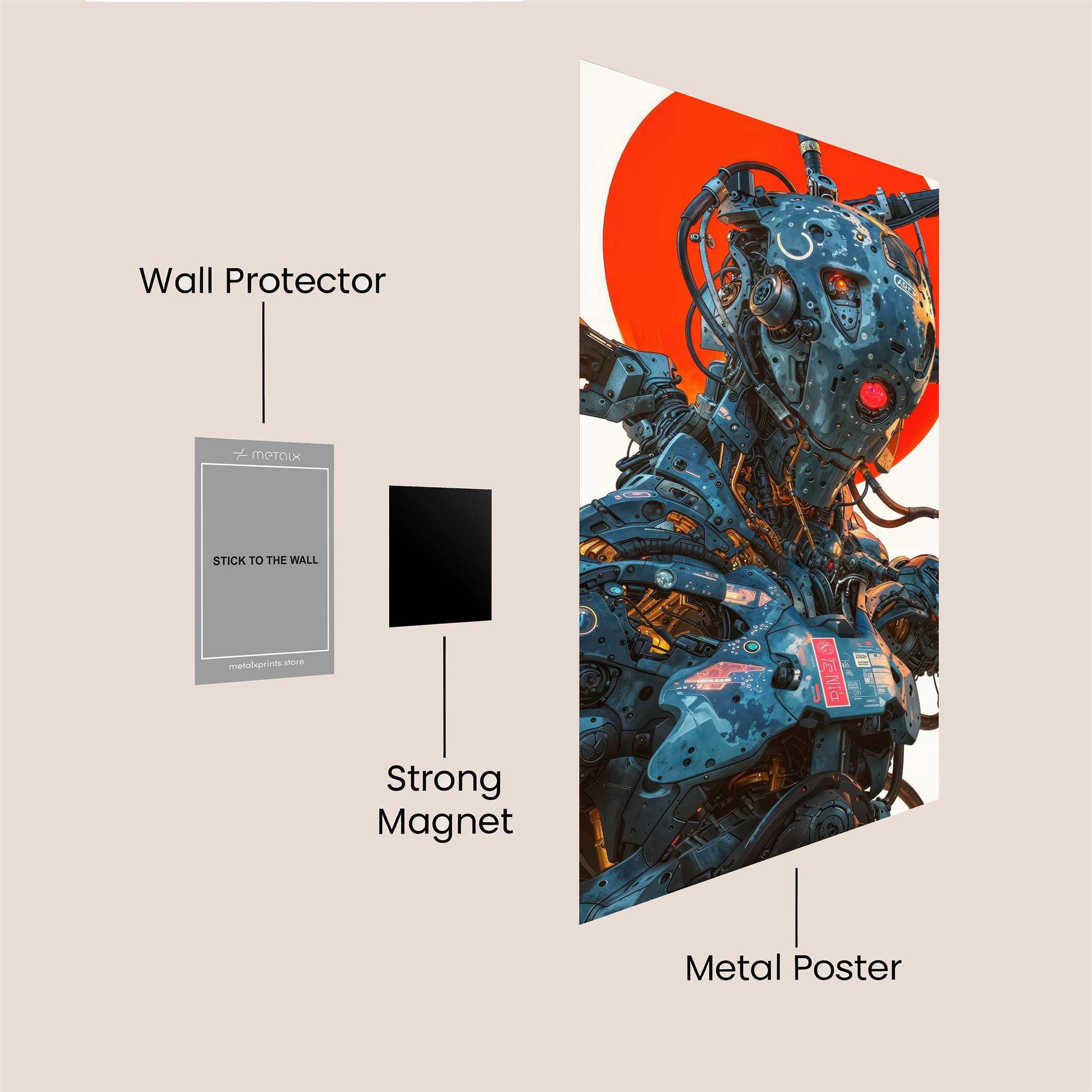 Robot Serenity Safe Wall Magnetic / M
