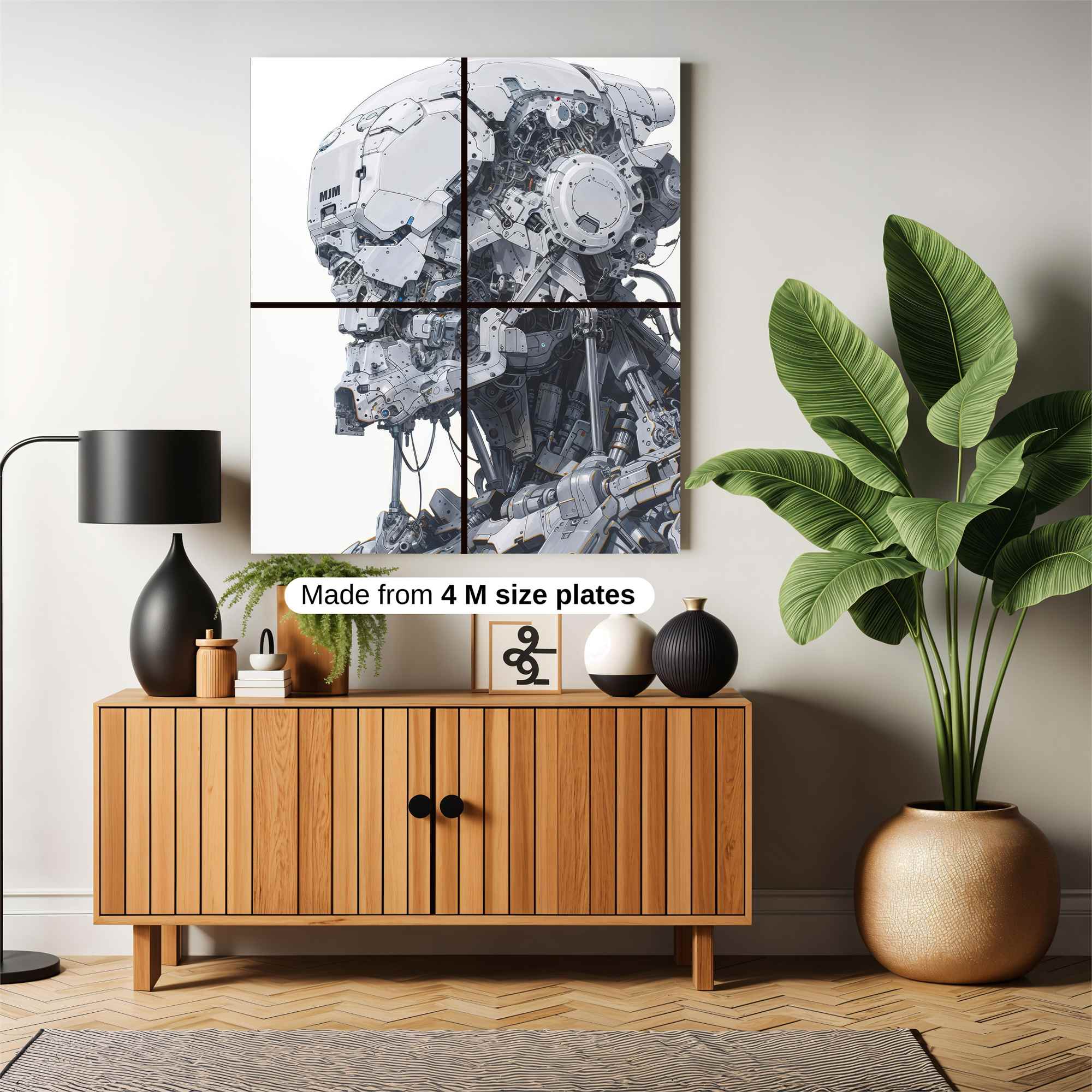 Robot Enigma Safe Wall Magnetic / M