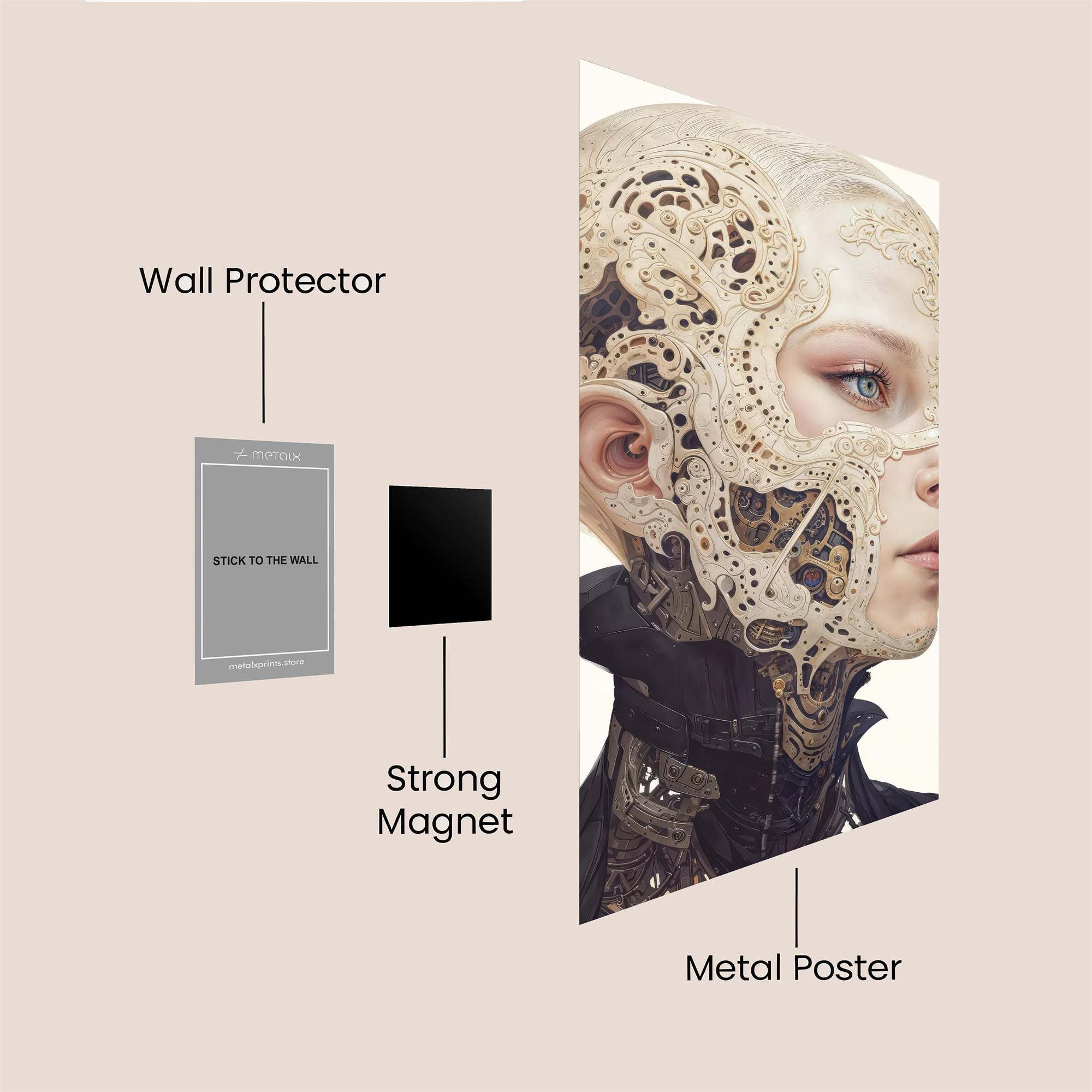 Lace Enigma Safe Wall Magnetic / M