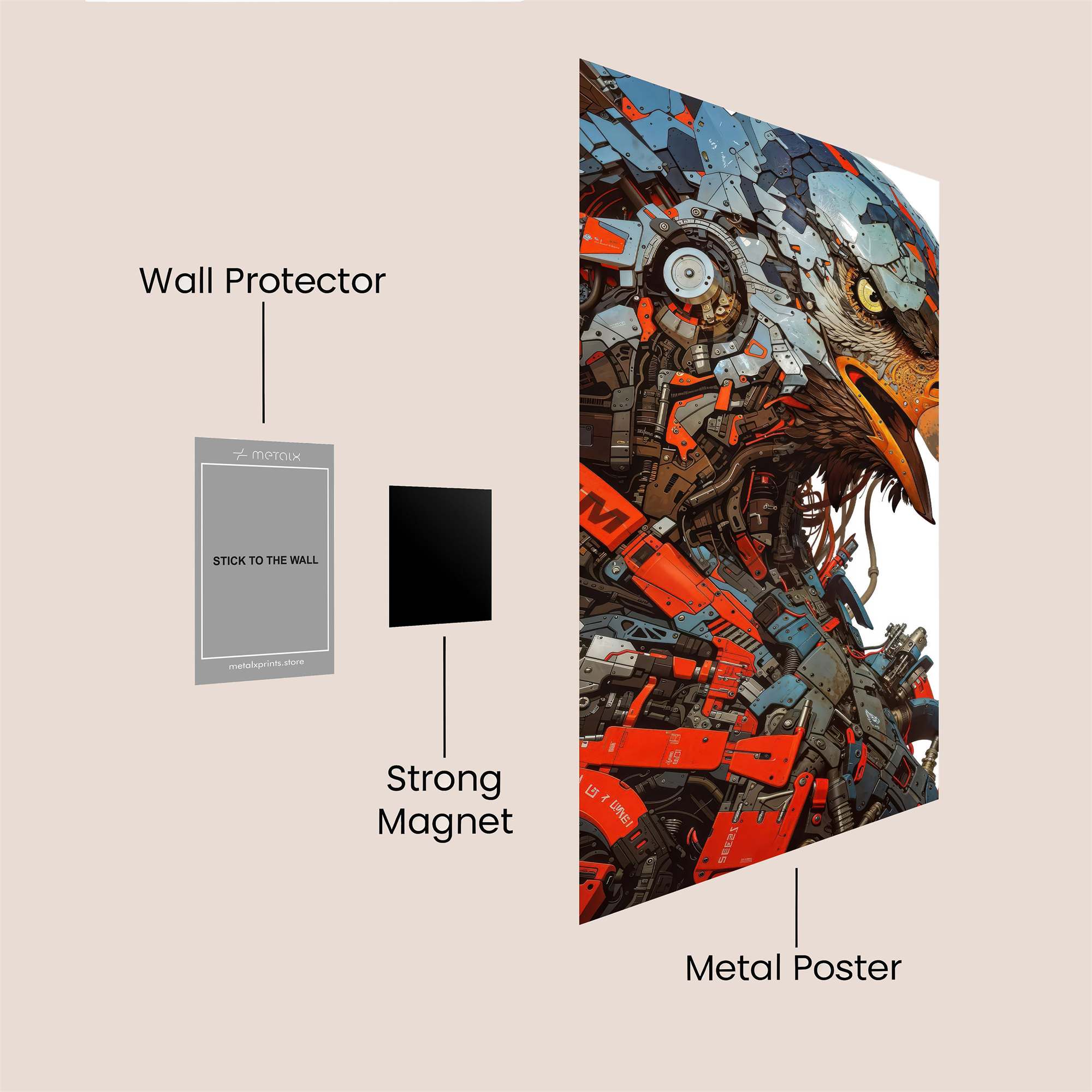 Eagle Cyborg Safe Wall Magnetic / M