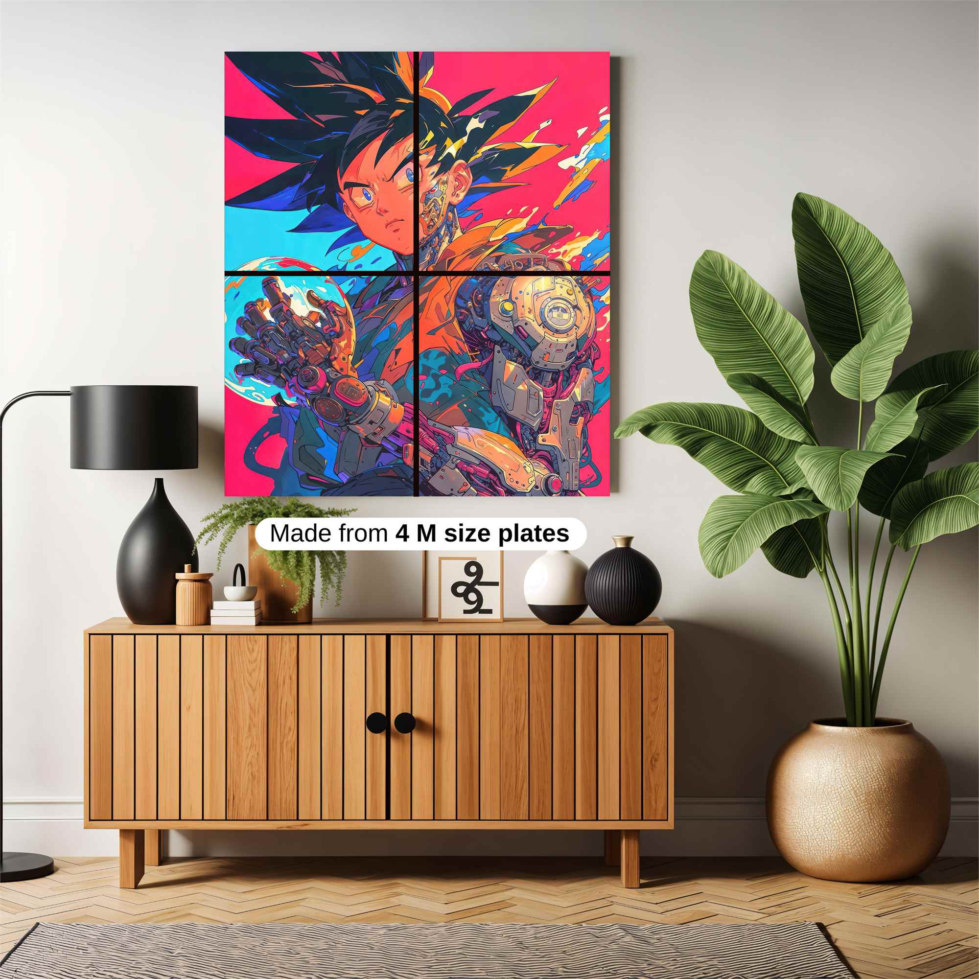 Goku Cybernetic Safe Wall Magnetic / M
