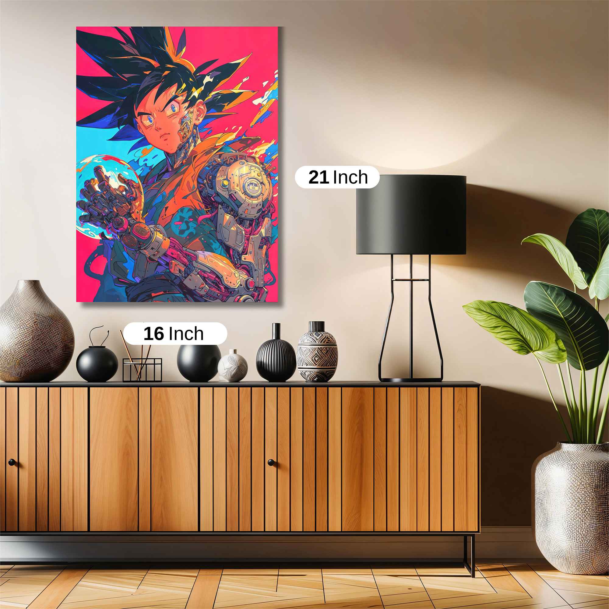 Goku Cybernetic Safe Wall Magnetic / M