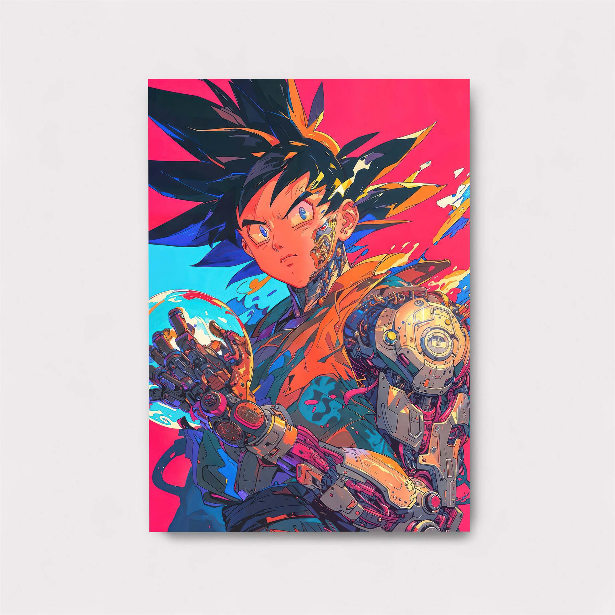 Goku Cybernetic Safe Wall Magnetic / M