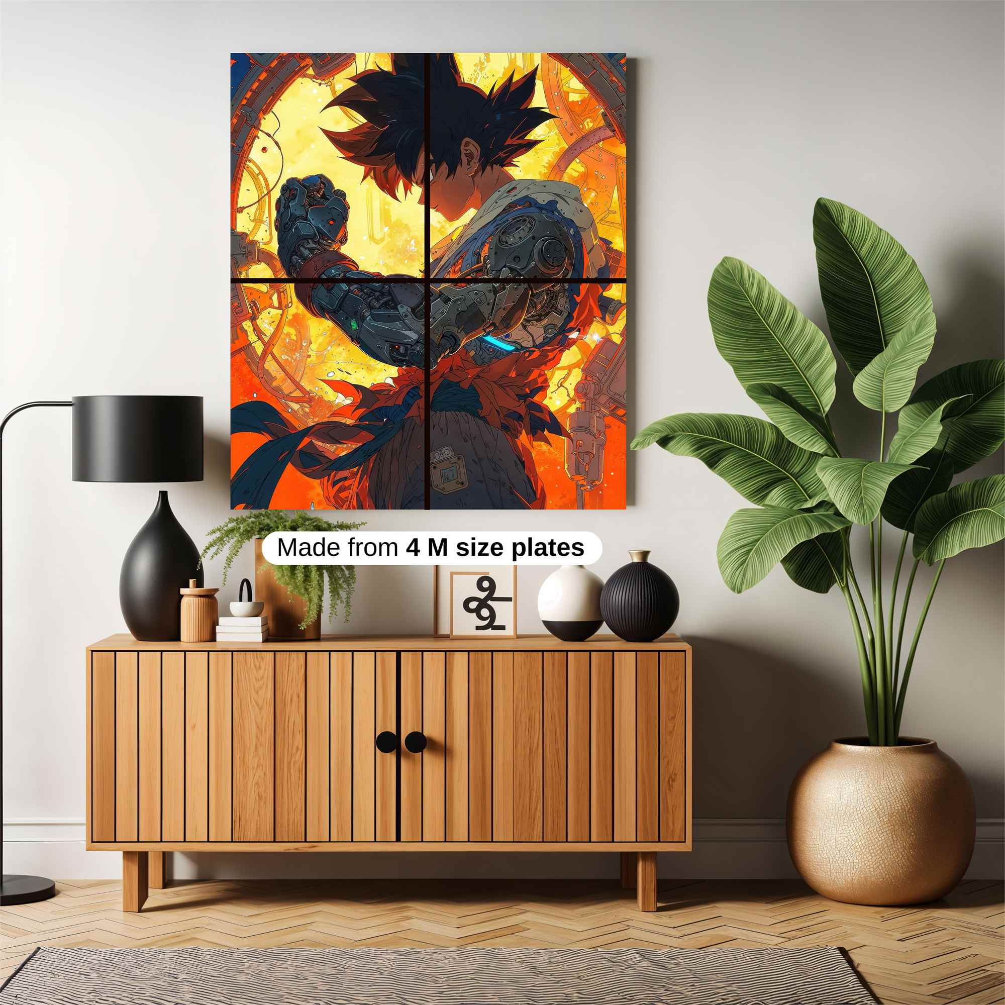 Goku Cybernetic Safe Wall Magnetic / M