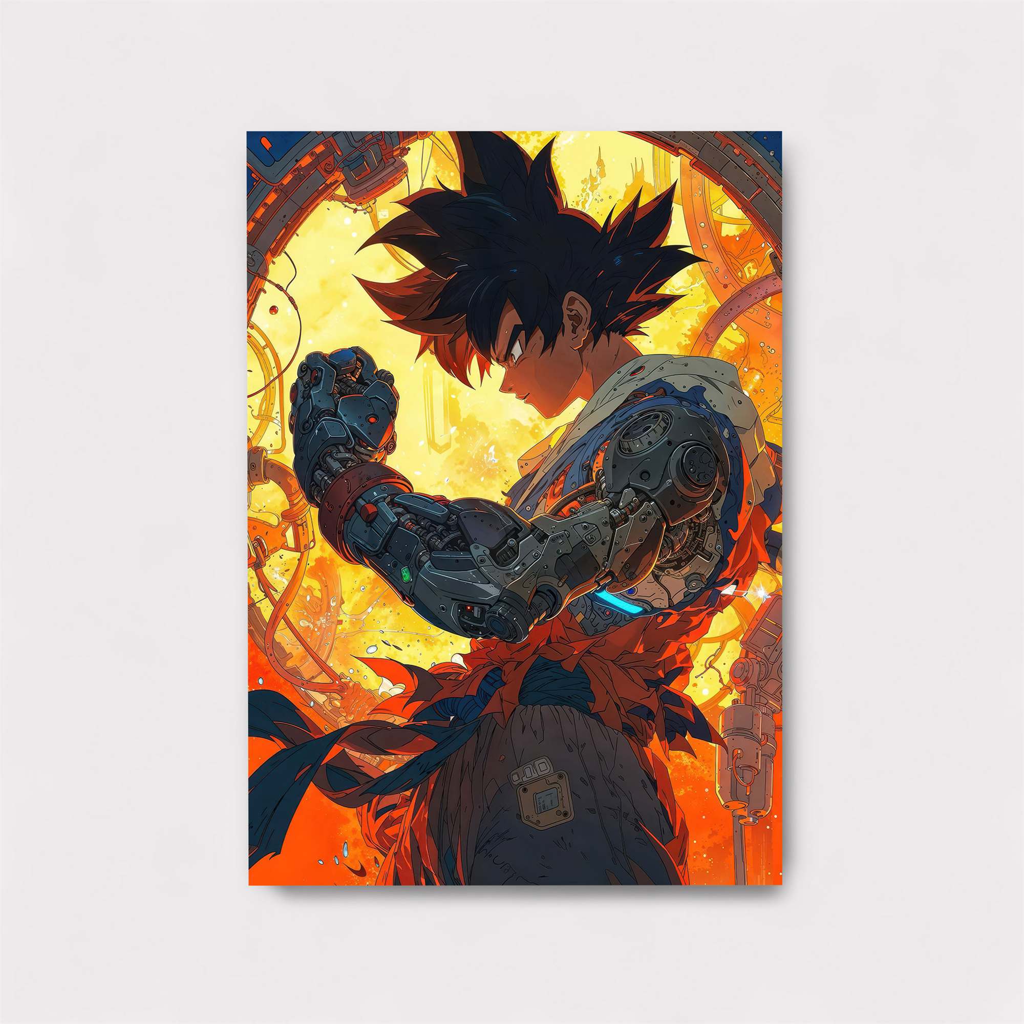 Goku Cybernetic Safe Wall Magnetic / M