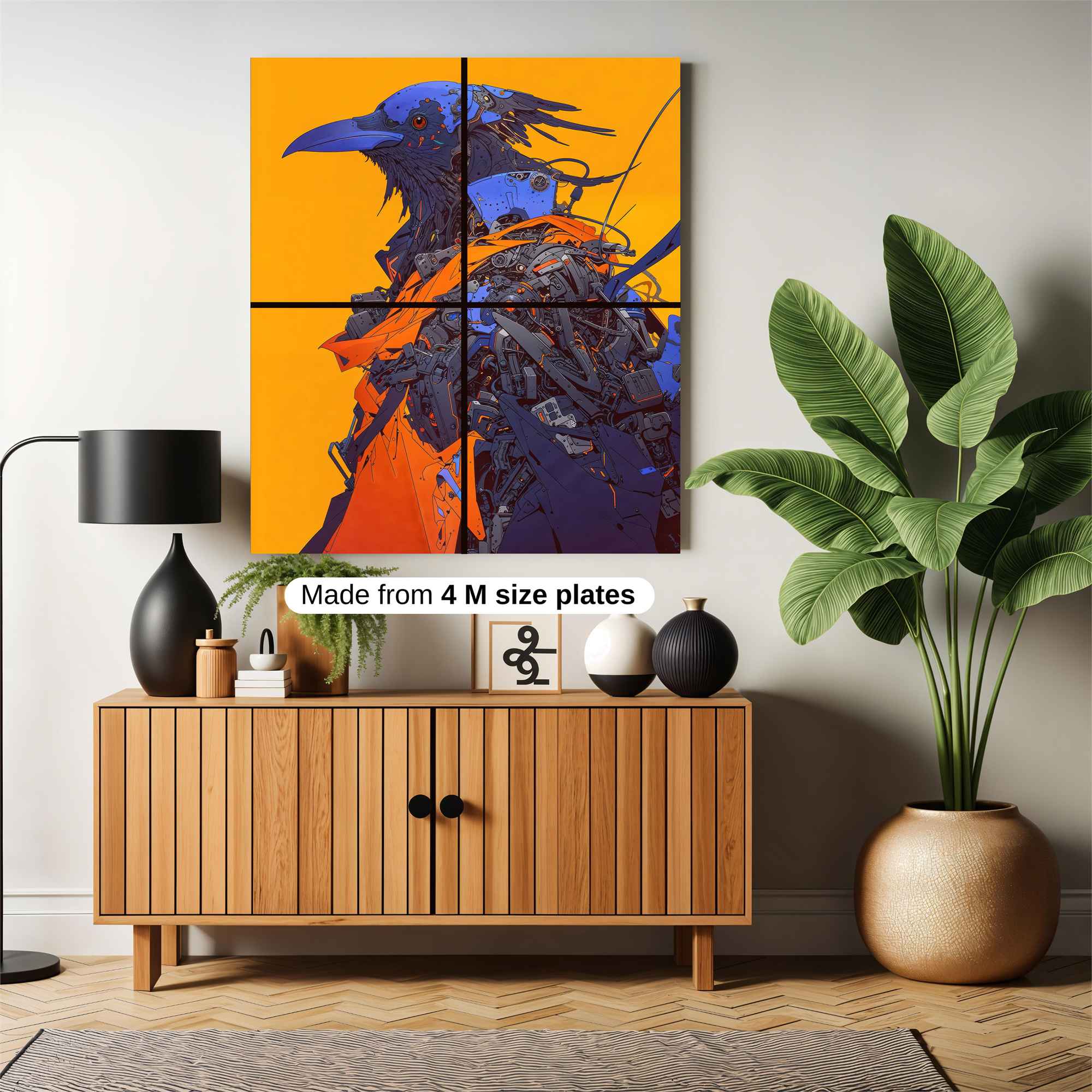 Raven Cyberpunk Safe Wall Magnetic / M