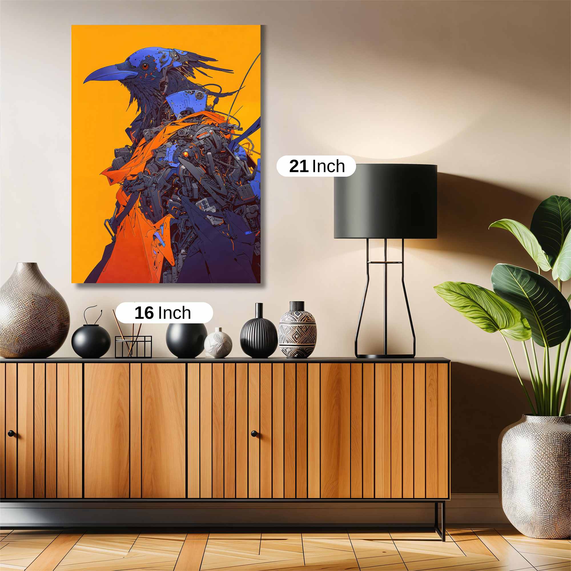 Raven Cyberpunk Safe Wall Magnetic / M