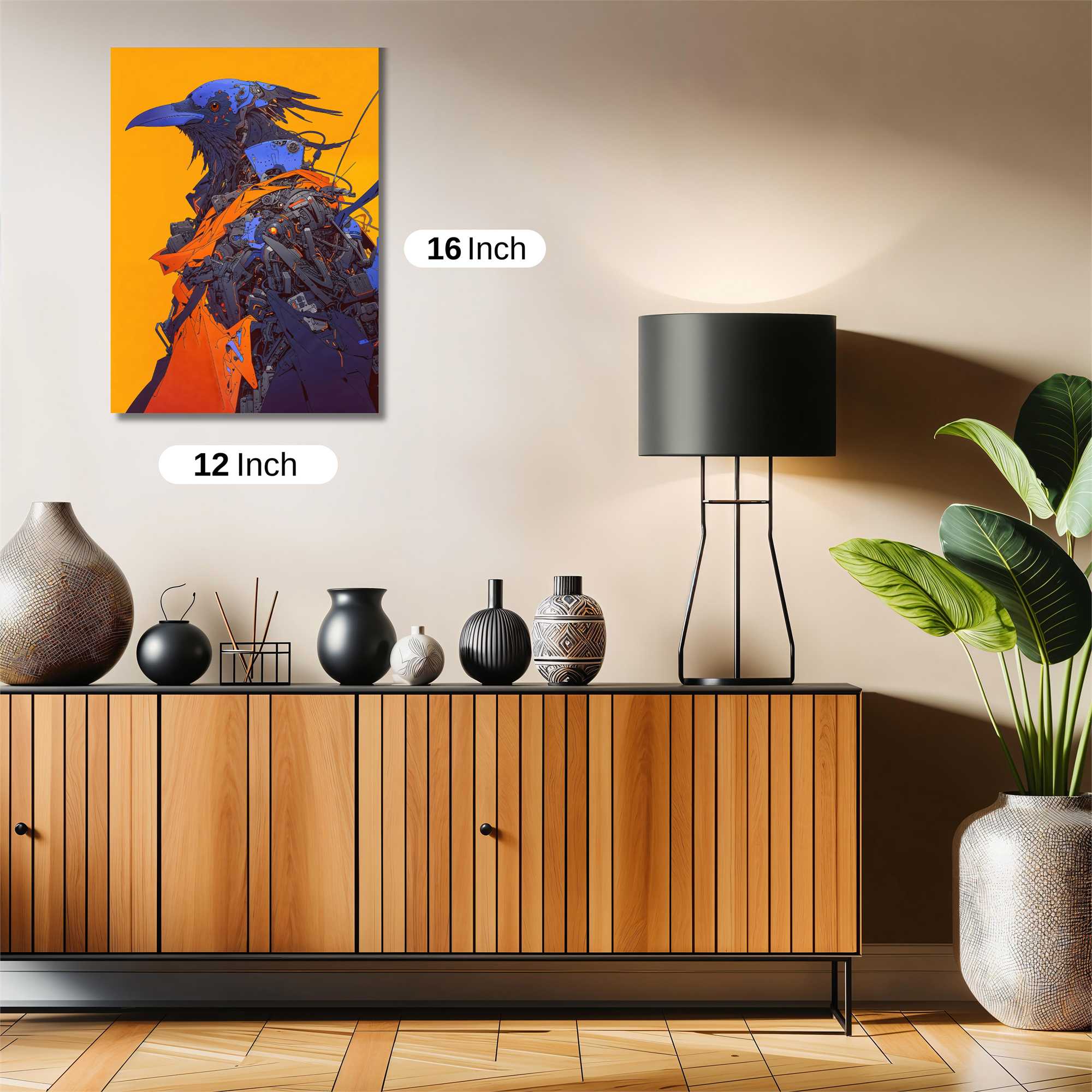 Raven Cyberpunk Safe Wall Magnetic / M