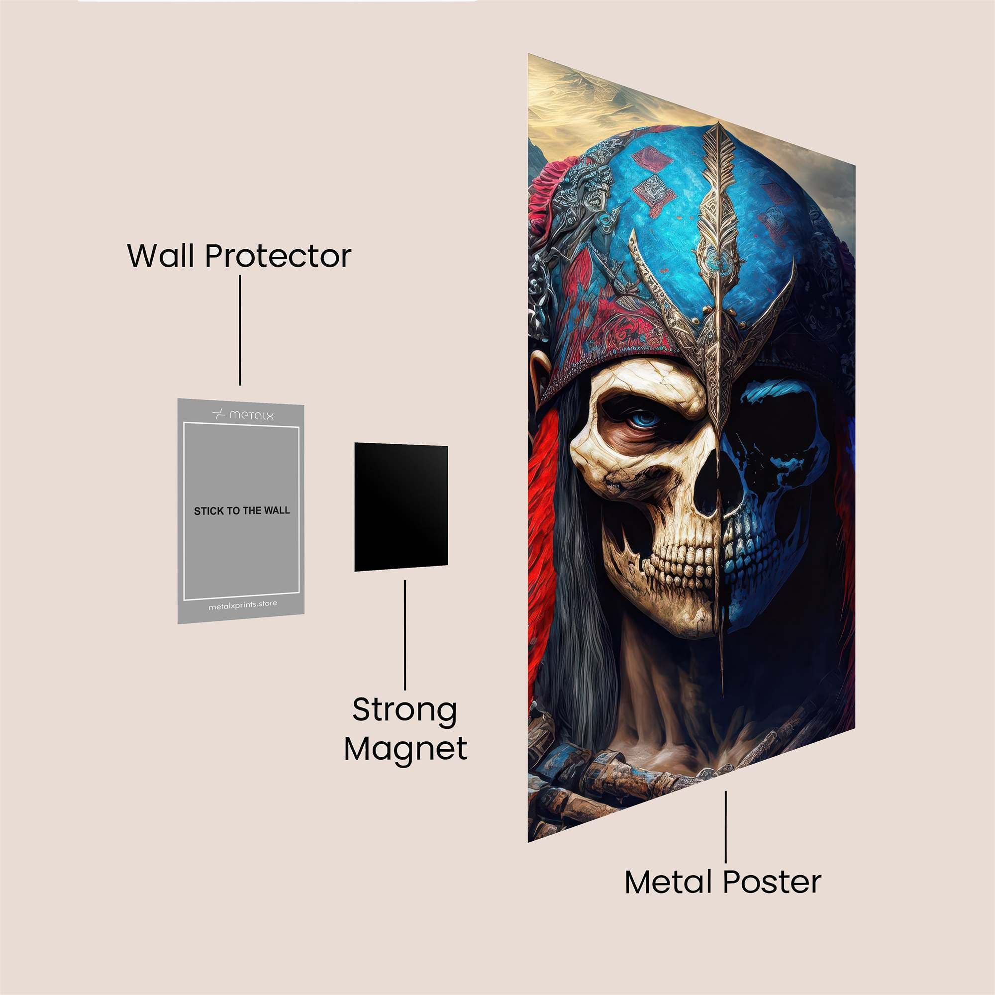 Viking Duel Safe Wall Magnetic / M