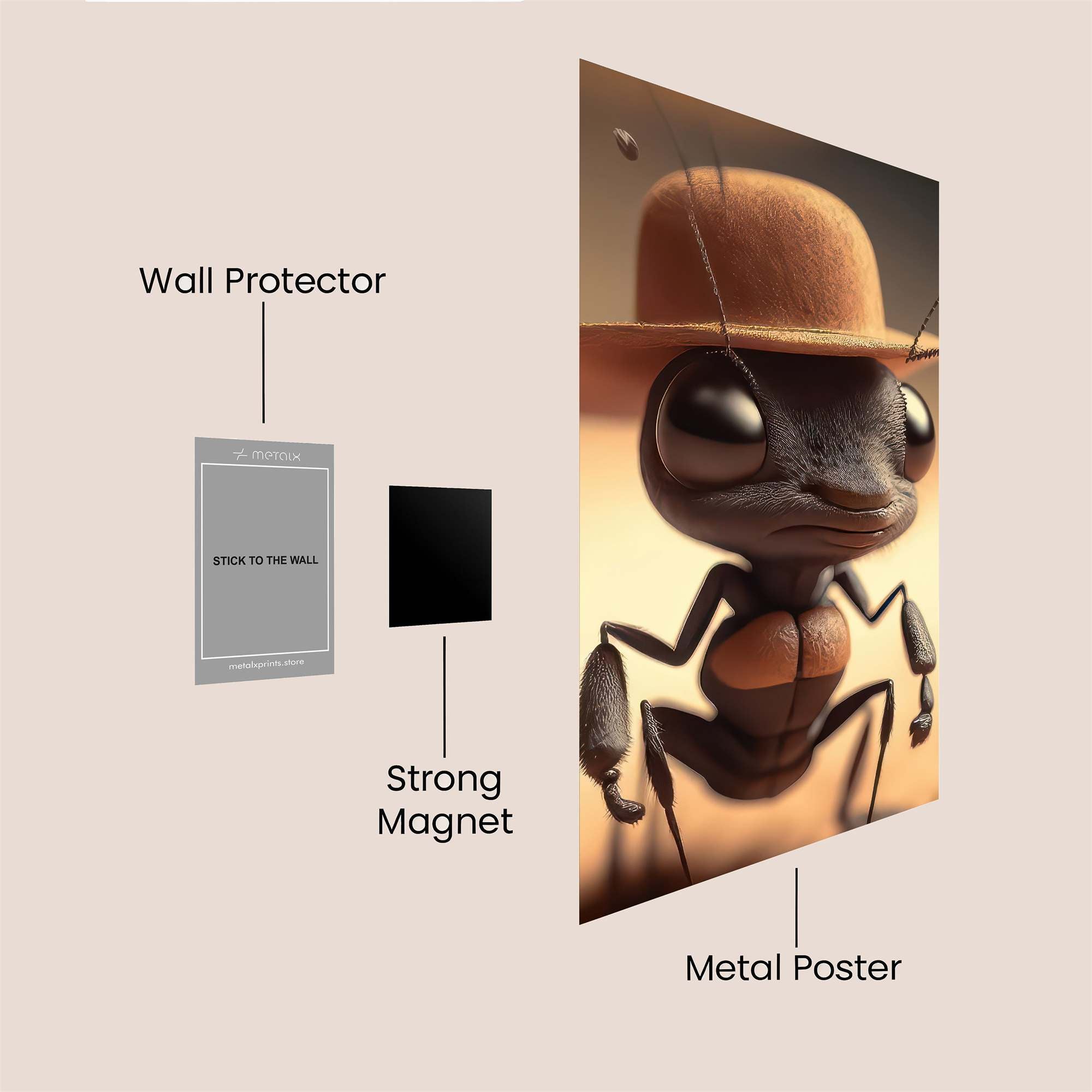 Ant Swagger Safe Wall Magnetic / M