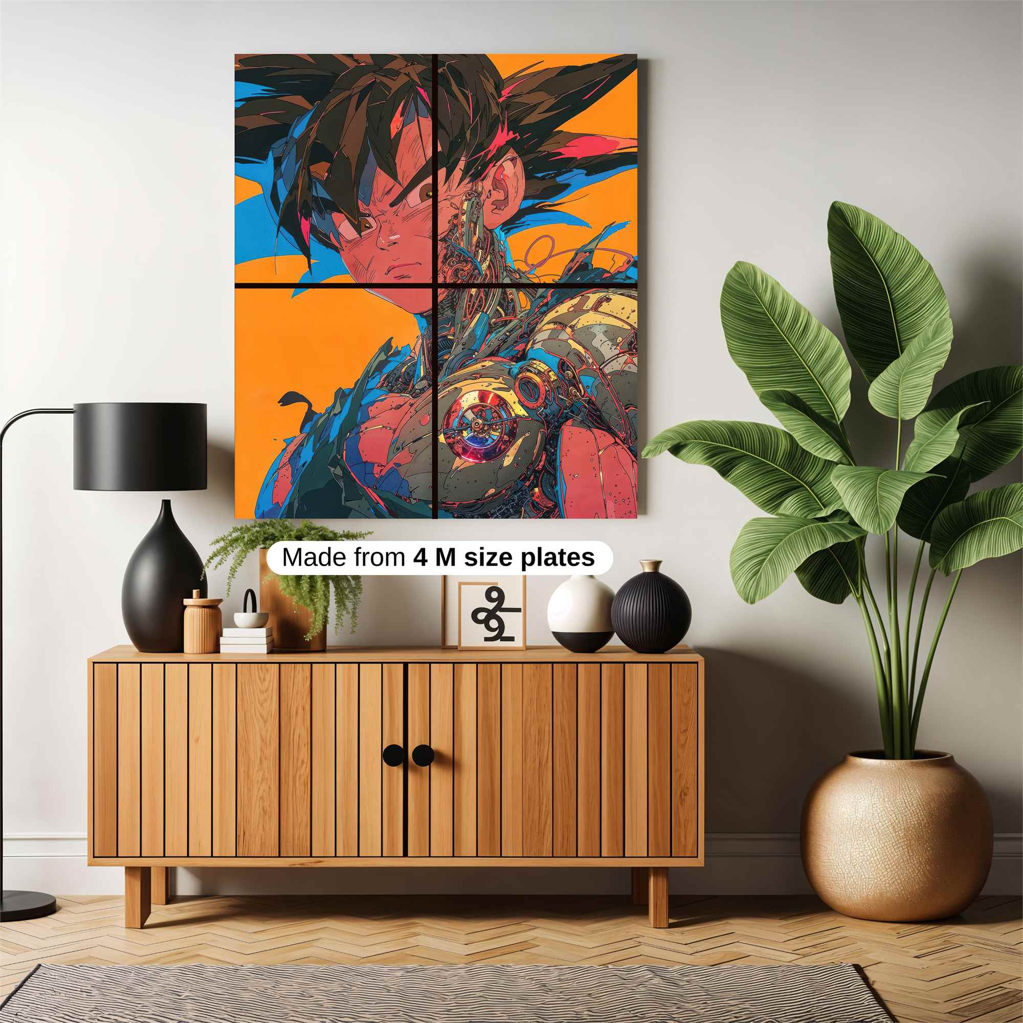 Goku Cybernetic Safe Wall Magnetic / M