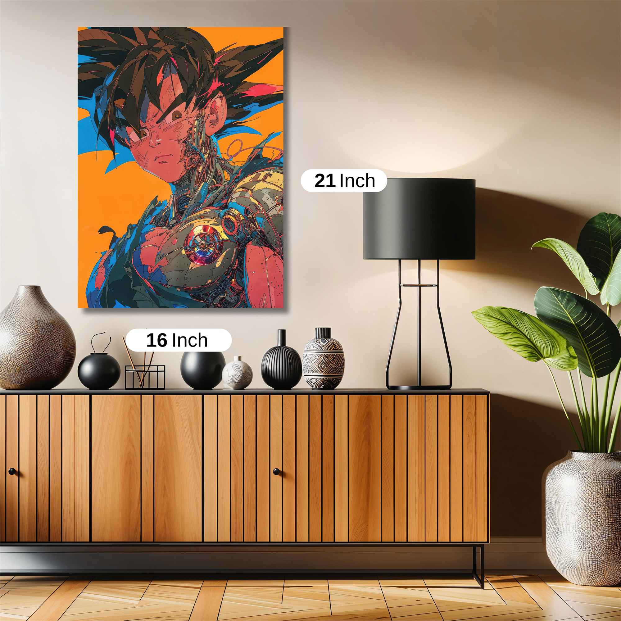 Goku Cybernetic Safe Wall Magnetic / M