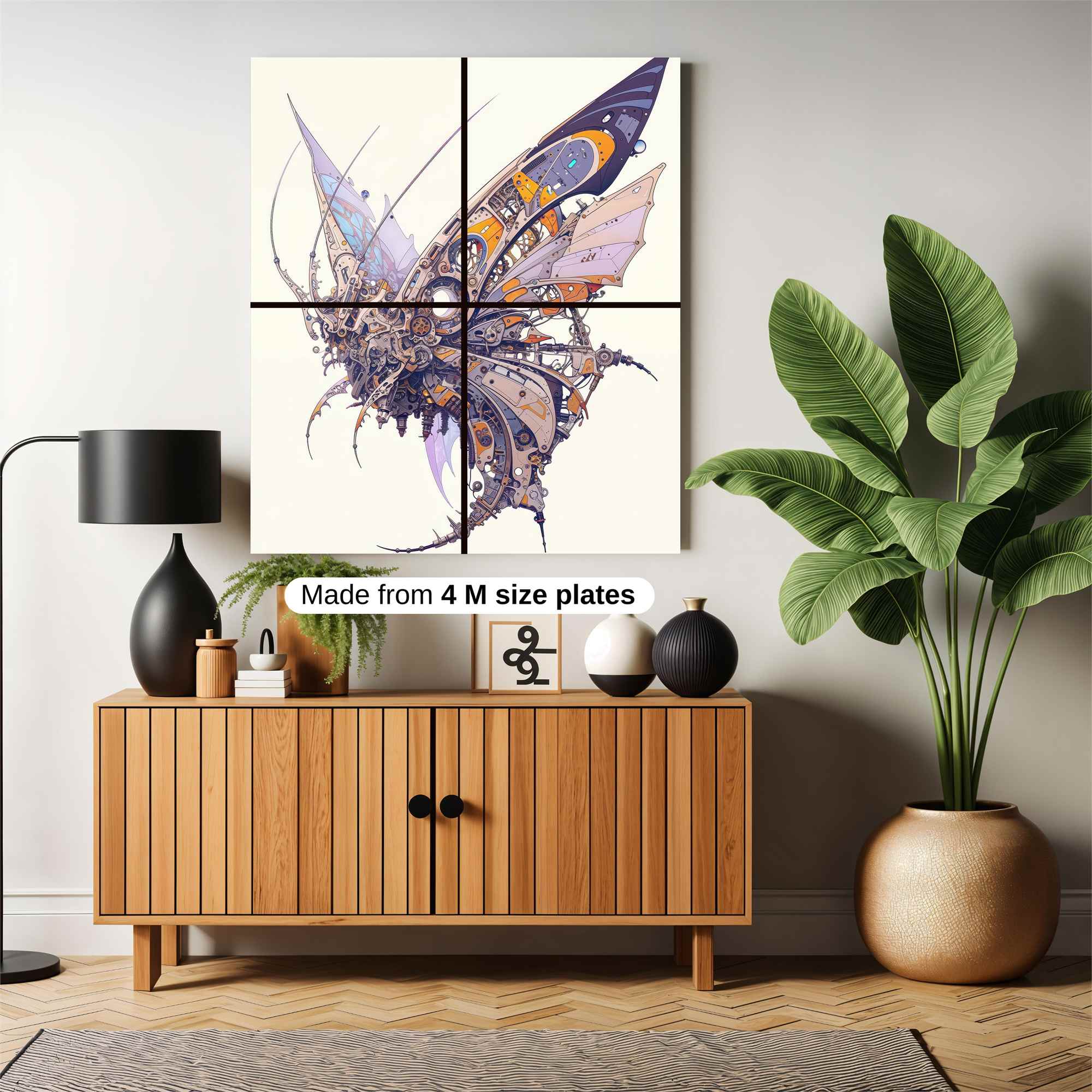 Butterfly Enigma Safe Wall Magnetic / M