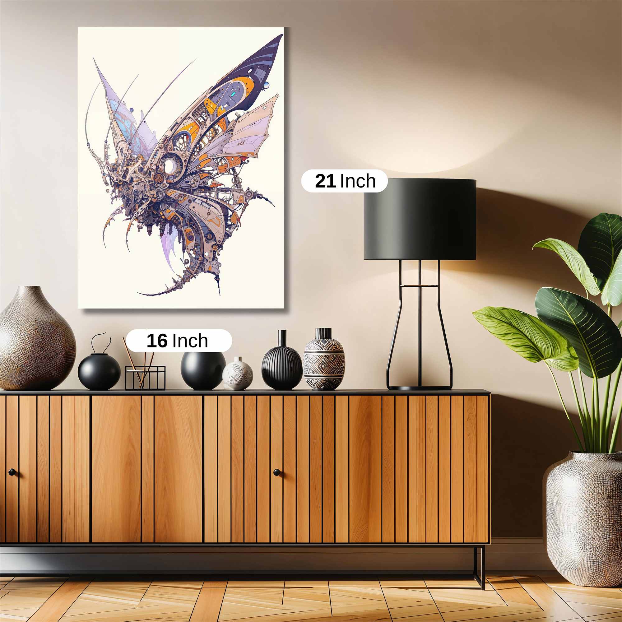 Butterfly Enigma Safe Wall Magnetic / M