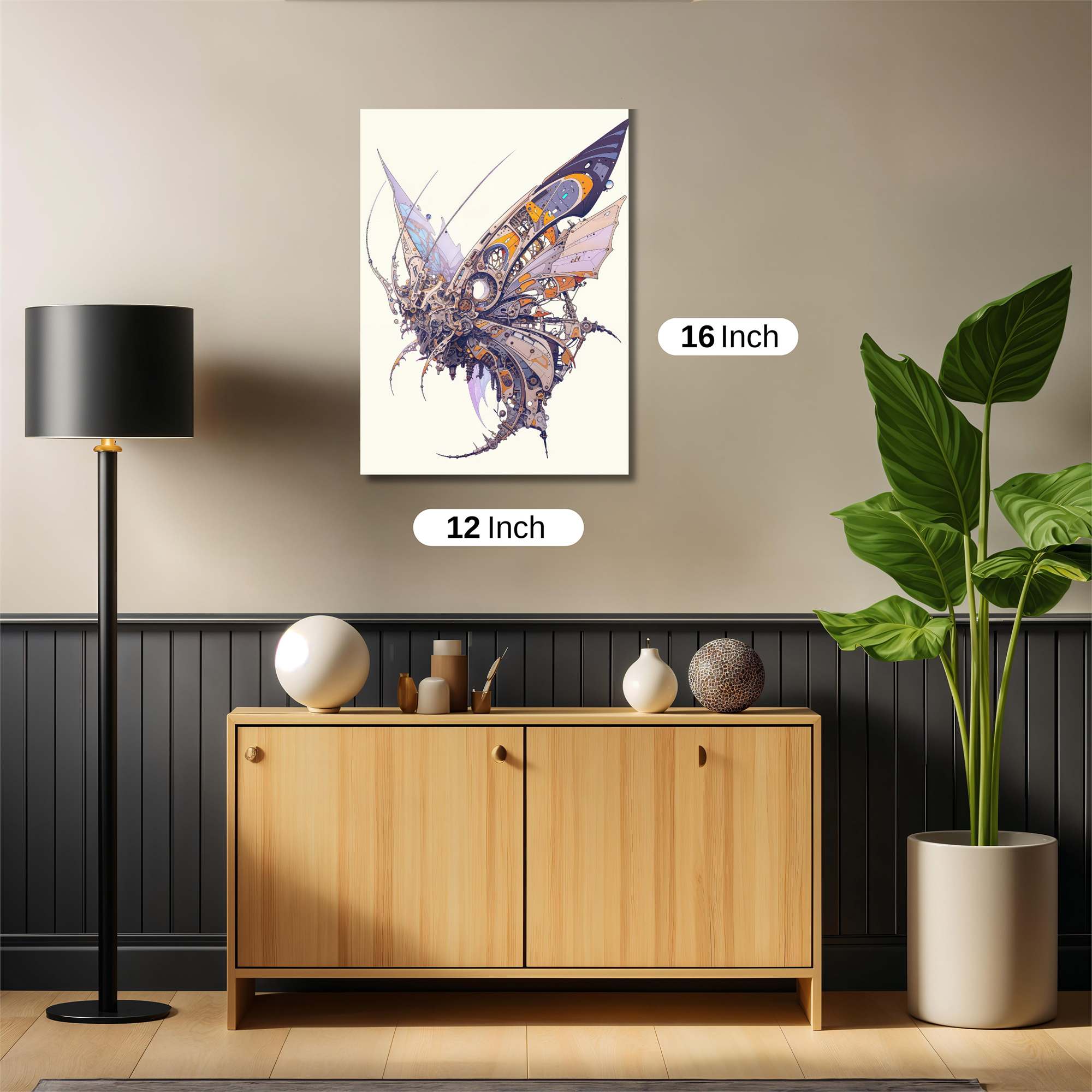 Butterfly Enigma Safe Wall Magnetic / M