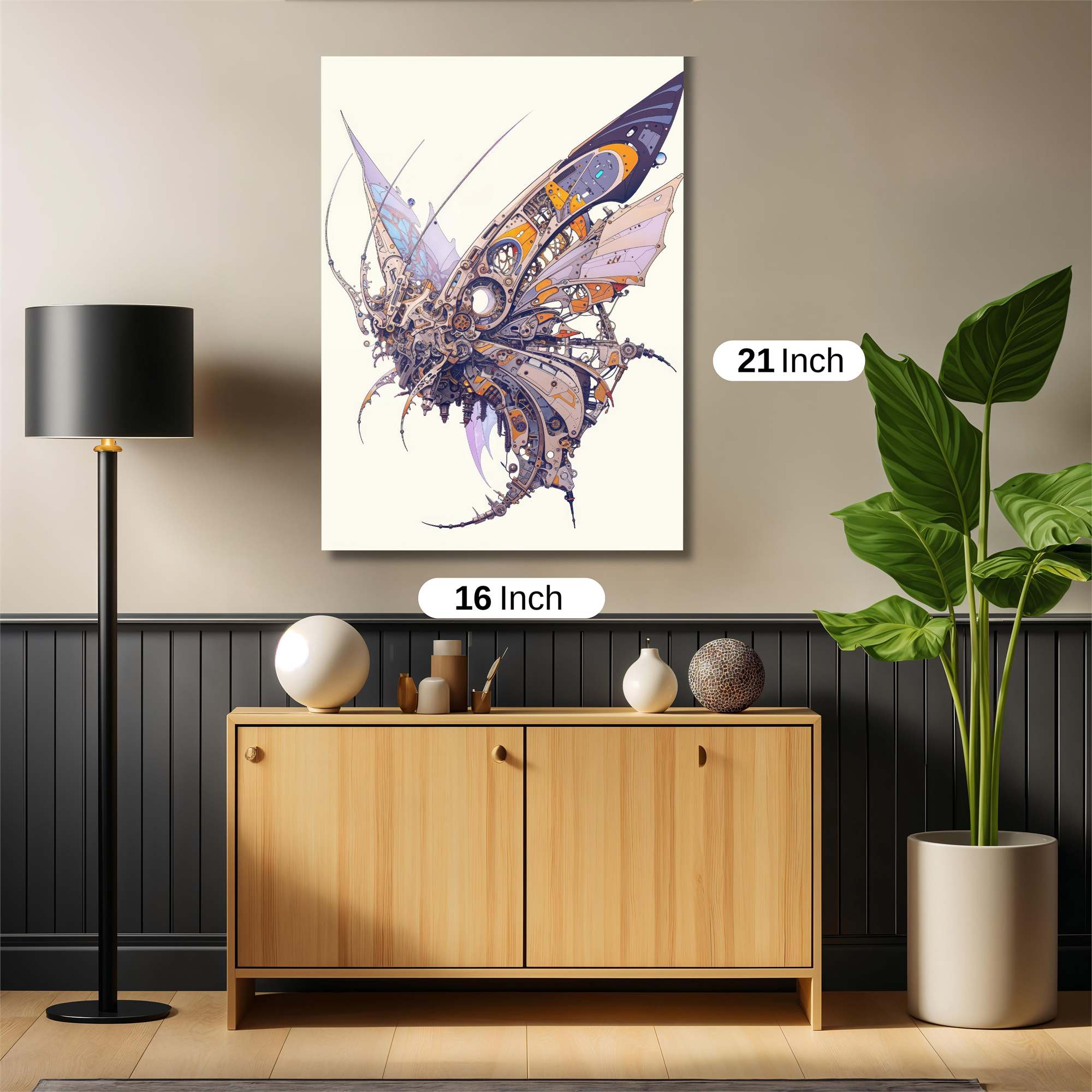 Butterfly Enigma Safe Wall Magnetic / M