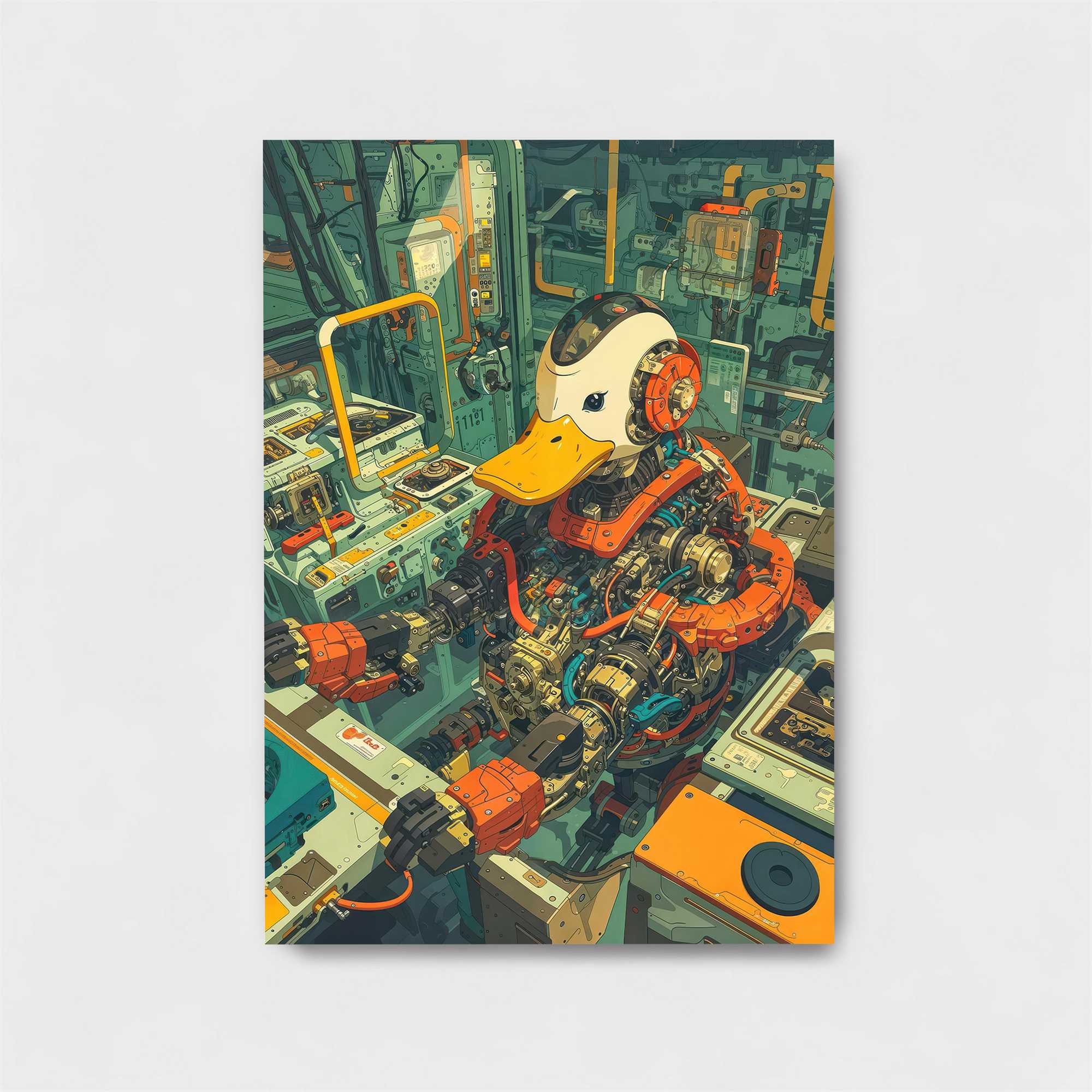 Duck Mechanic Safe Wall Magnetic / M