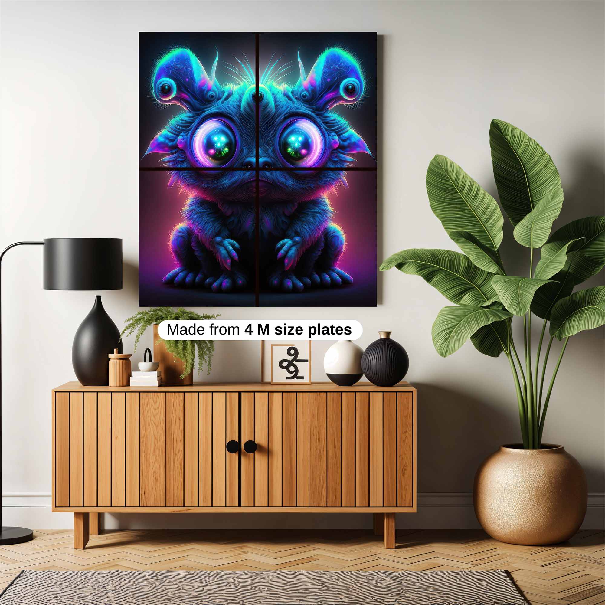 Alien Whimsy Safe Wall Magnetic / M
