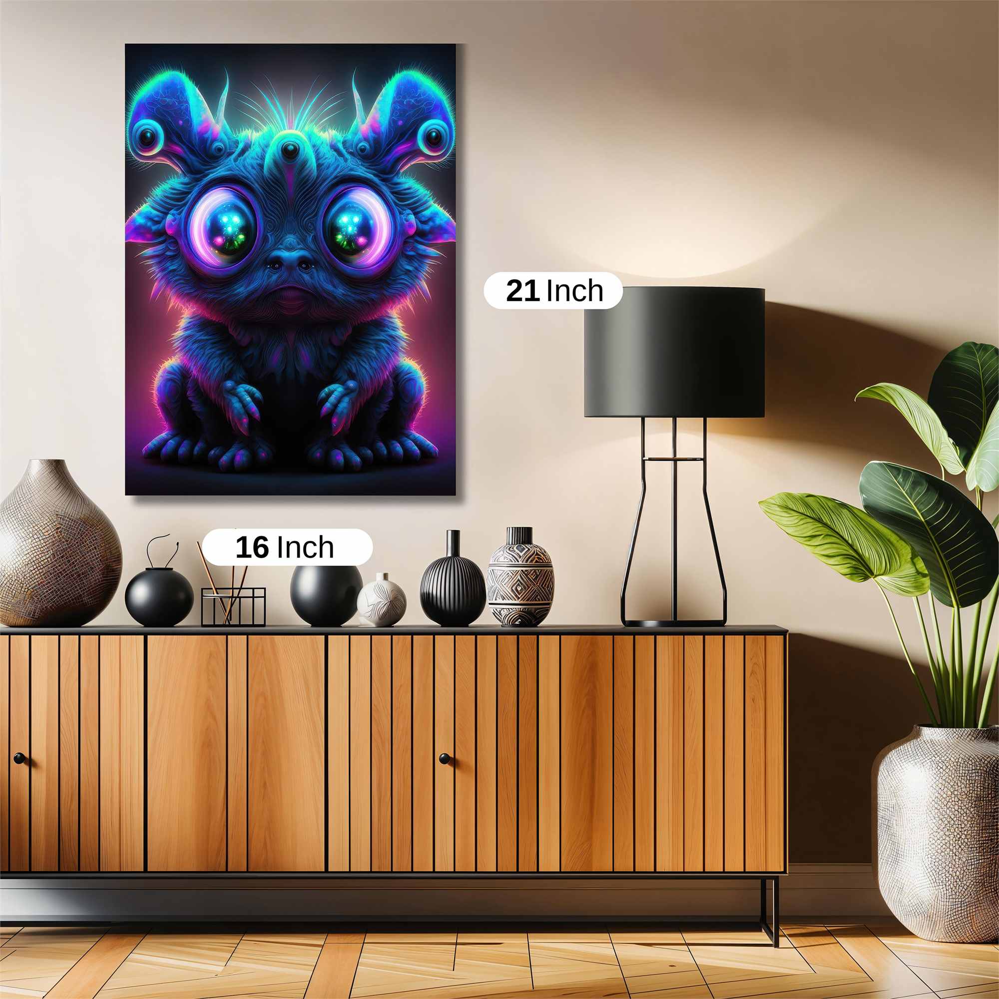 Alien Whimsy Safe Wall Magnetic / M